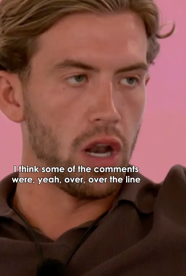 Aidan pulled Priya for a chat to discuss her comments (ITV)