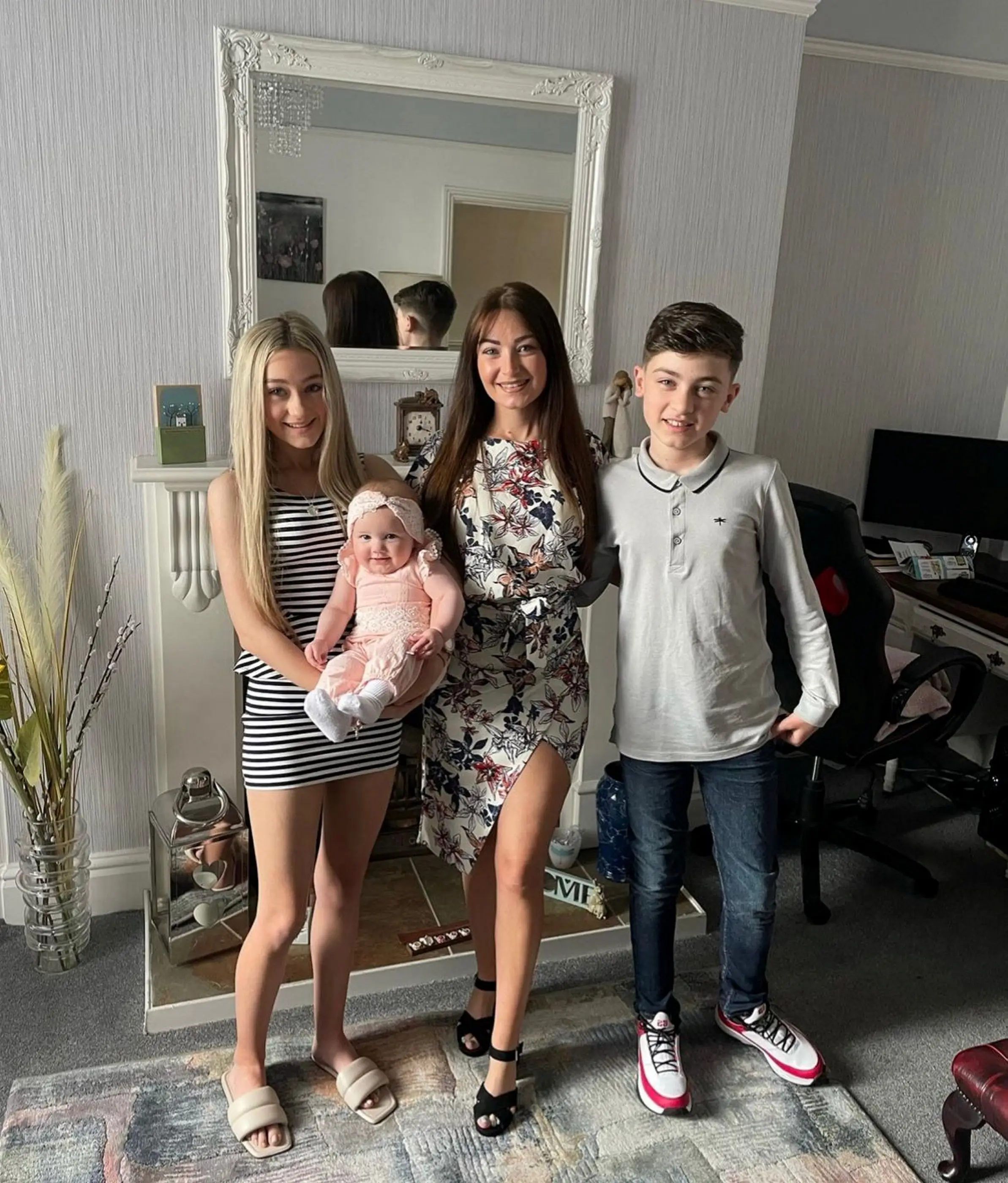 Nina is now a mum-of-three.