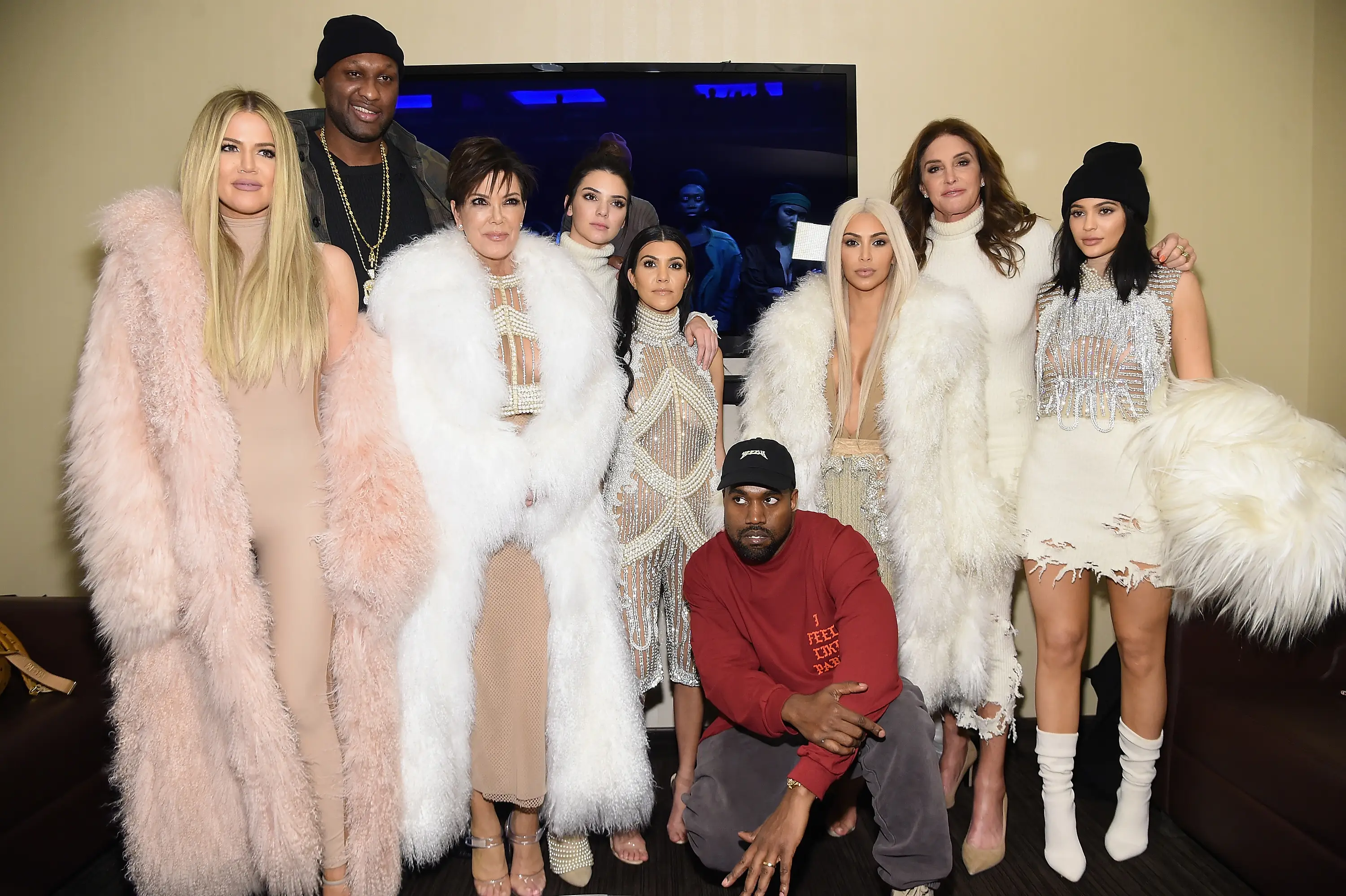 West reportedly berated his wife's family (Jamie McCarthy/Getty Images for Yeezy Season 3
