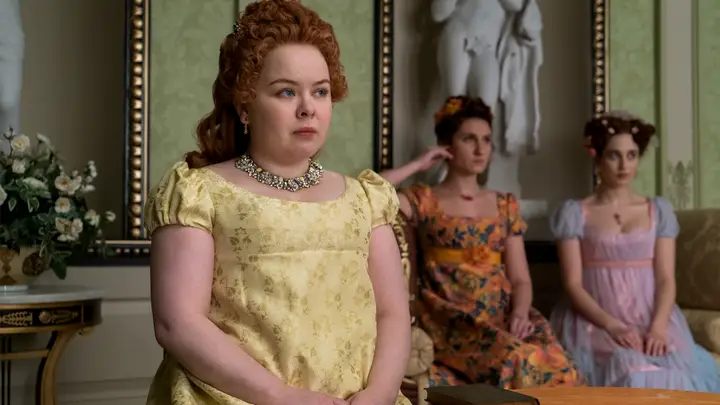 We found out Penelope Featherington's alter-ego at the end of season one (Netflix)