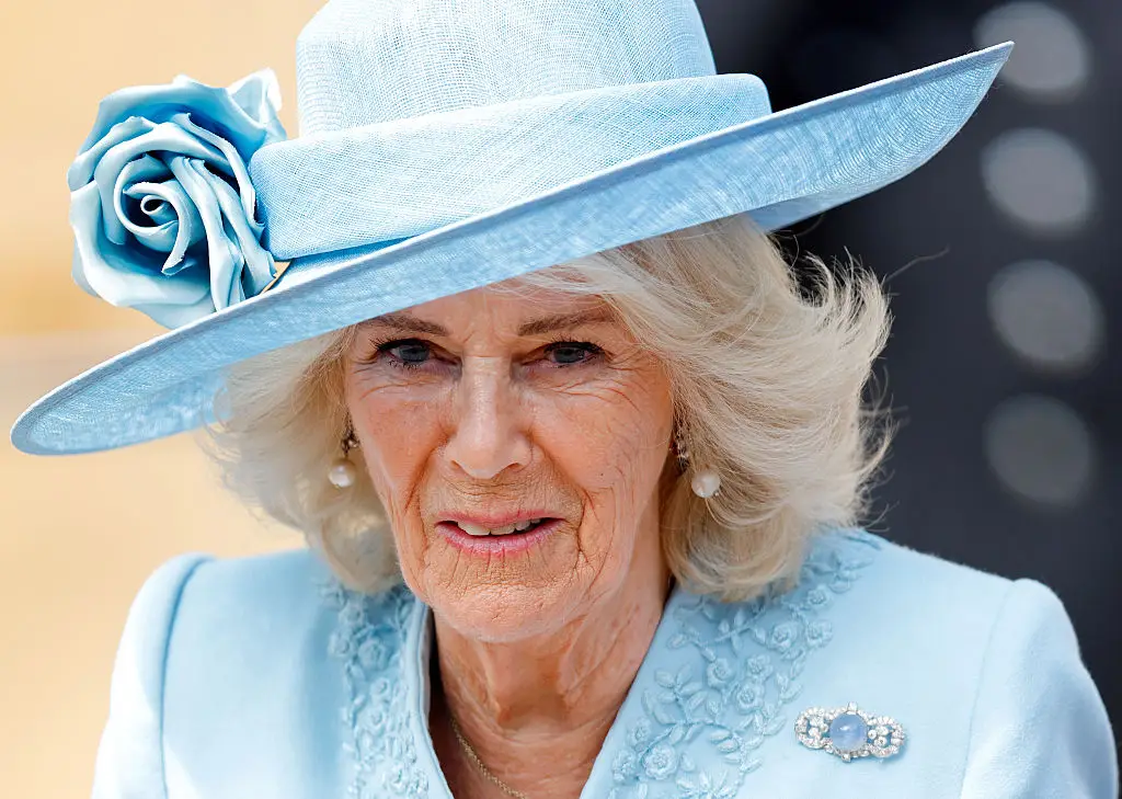 Queen Camilla at an Easter service in Windsor (Max Mumby/Indigo/Getty Images)