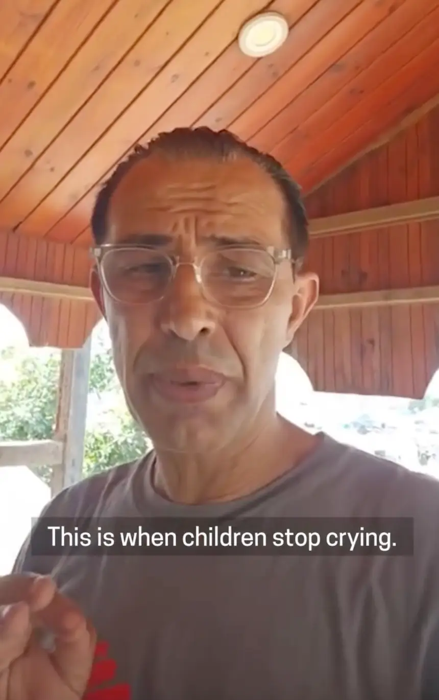 Dr. Mughaisib explains that the 'children stop crying' after enduring three to five days of starvation (Instagram/@doctorswithoutborders)