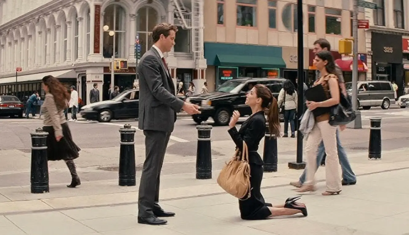 In The Proposal, Sandra Bullock proposes to Ryan Reynolds for a green card (Touchstone Pictures/Walt Disney Pictures)