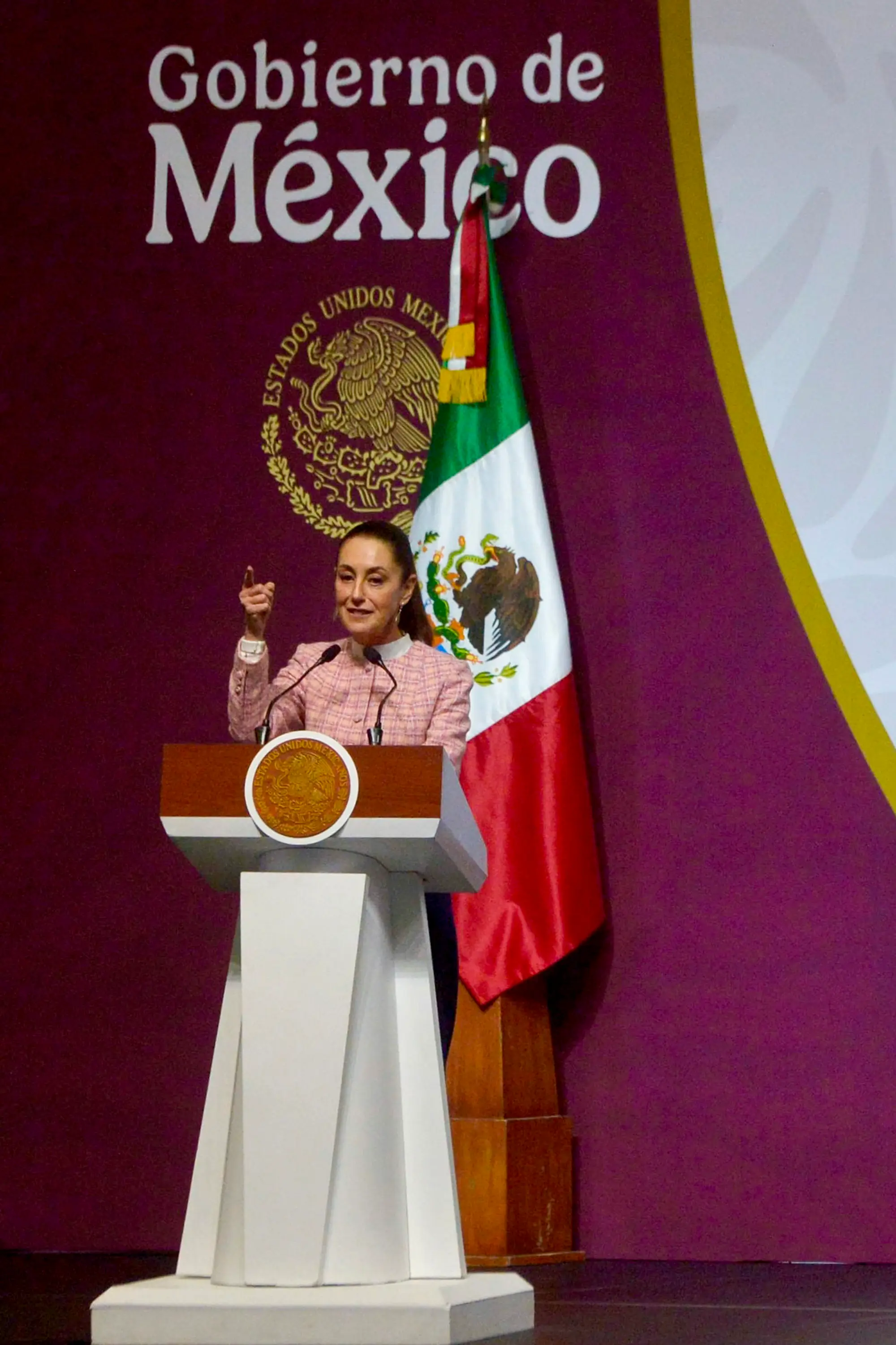 Claudia Sheinbaum Pardo has spoken out (Alessa Mejia/ObturadorMX/Getty Images)