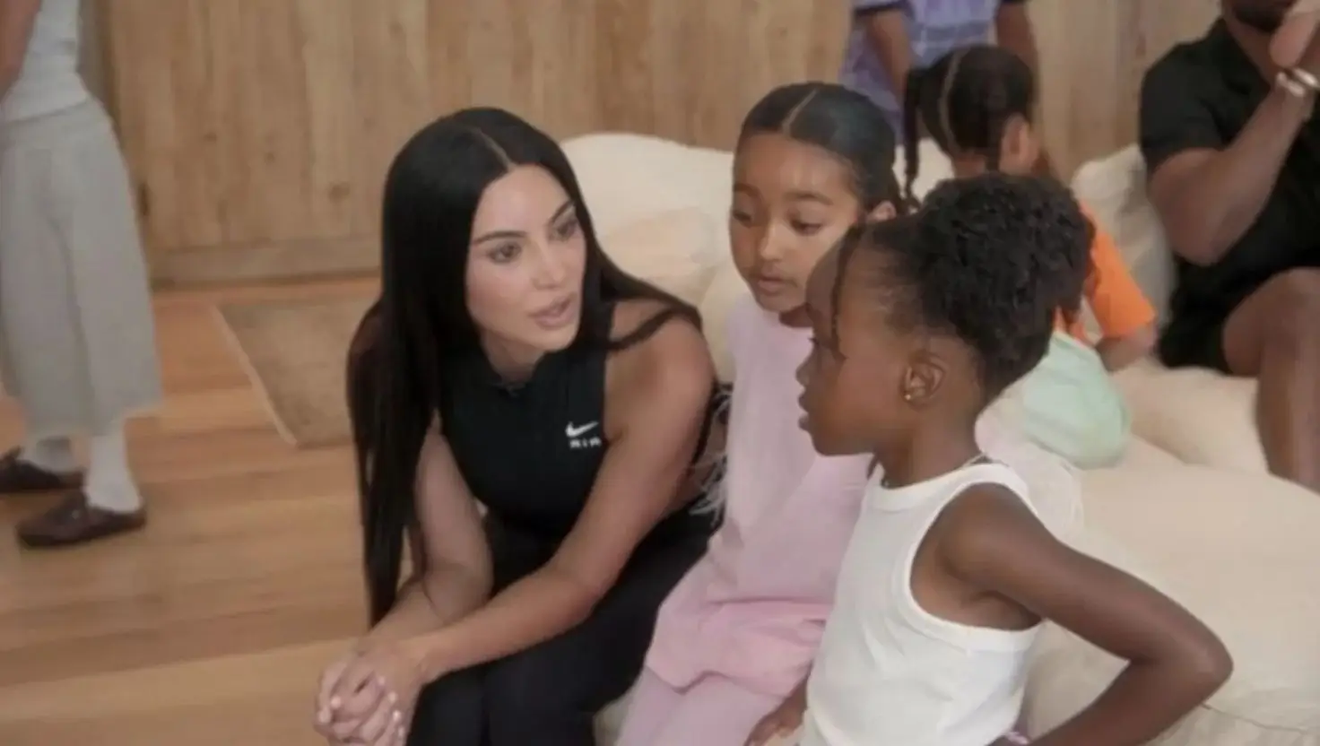 Kim told children that it was 'okay' if they were 'scared' of Amari (Disney+)
