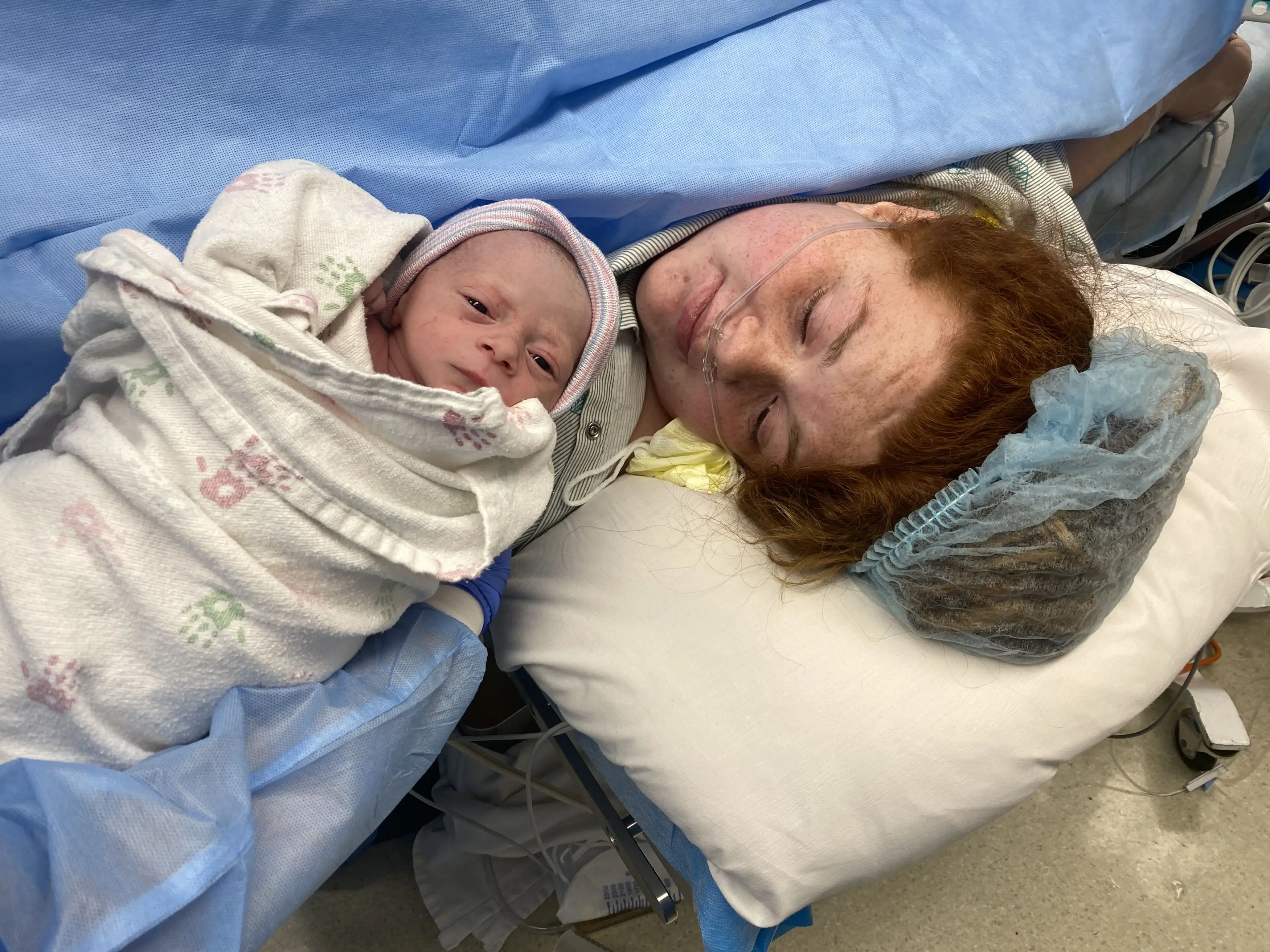 Shelby had no idea she was pregnant.