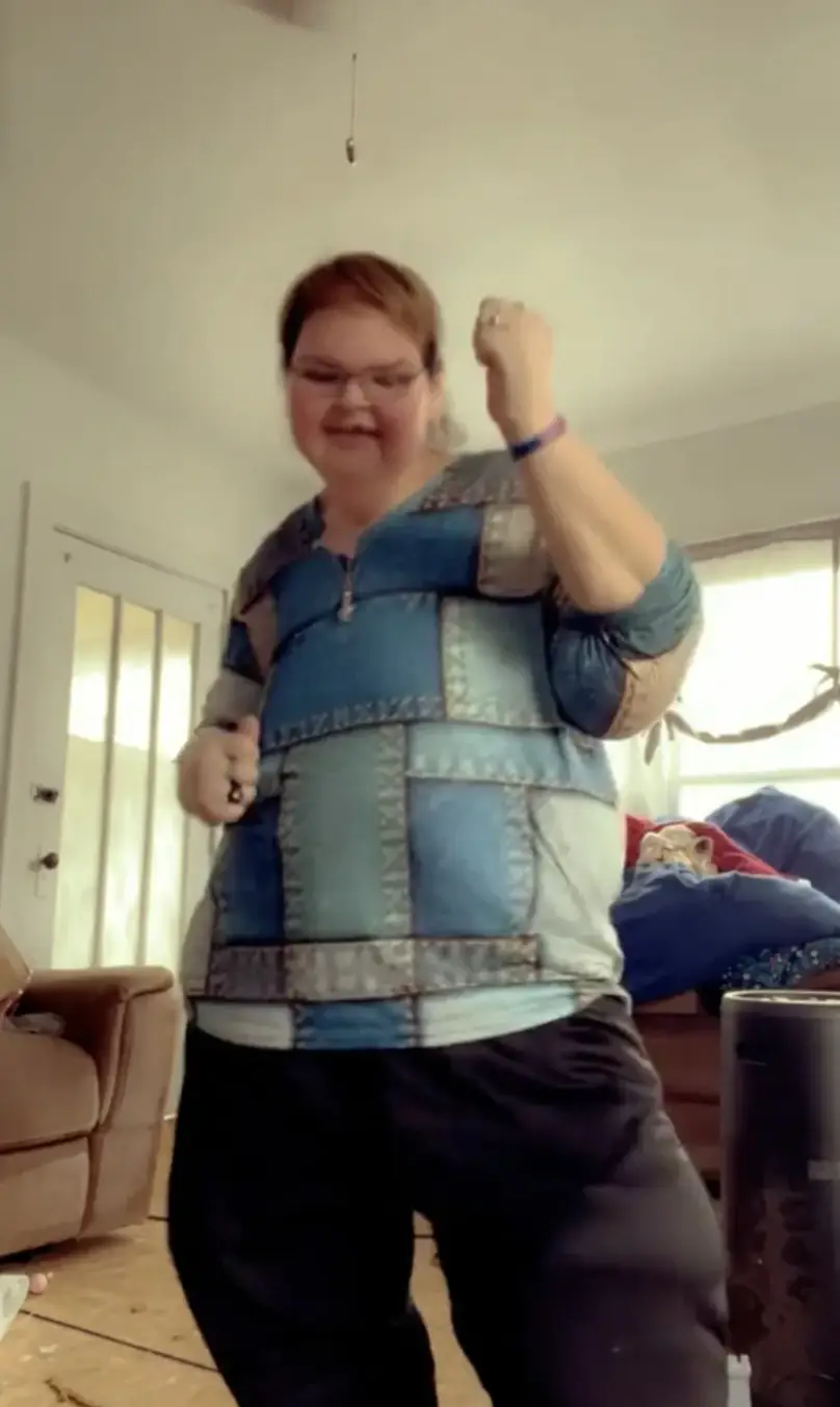 Tammy previously shared a TikTok of herself dancing (TikTok/@tammyslaton)