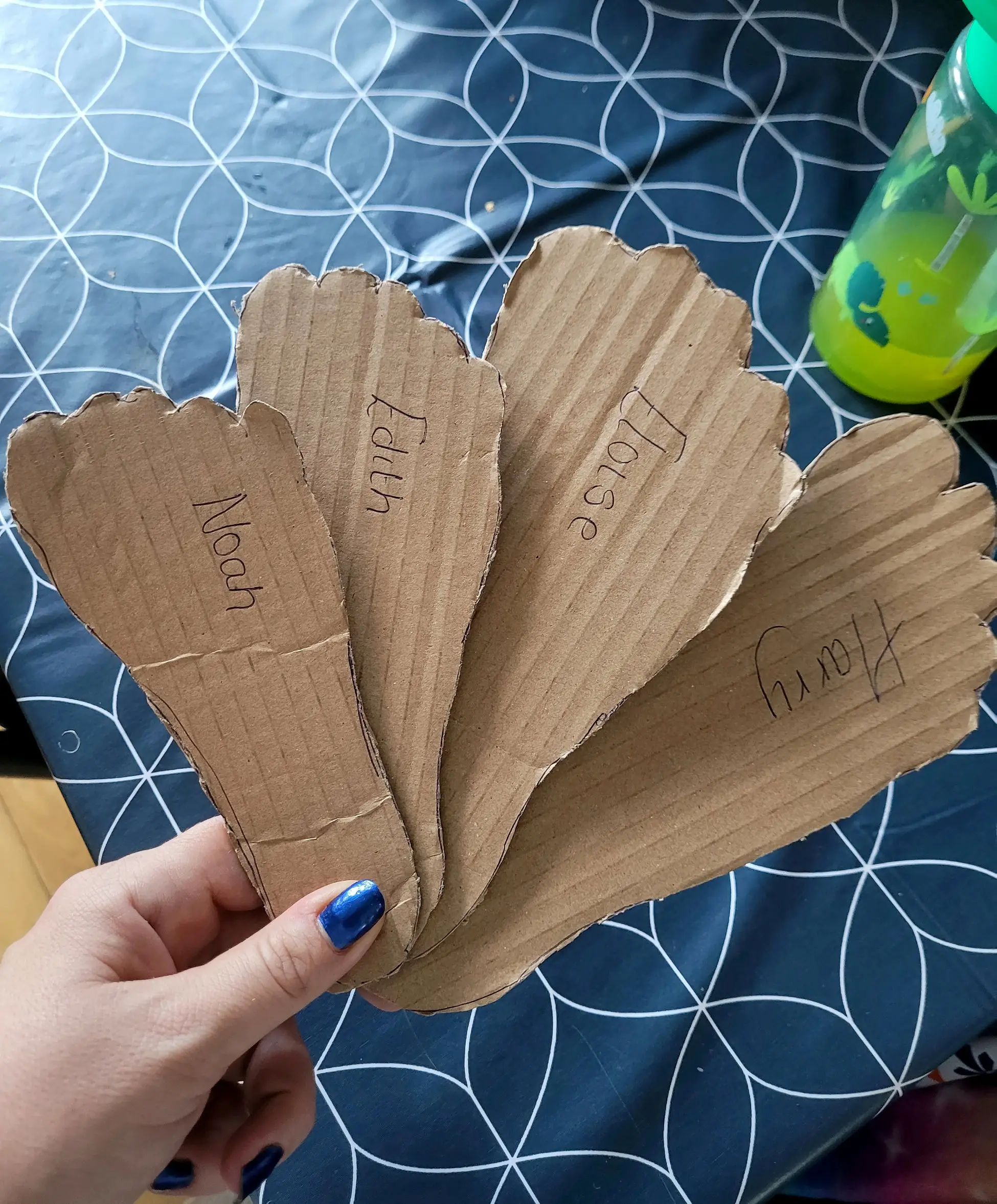 Terry has found a way to avoid shopping for shoes with her children.