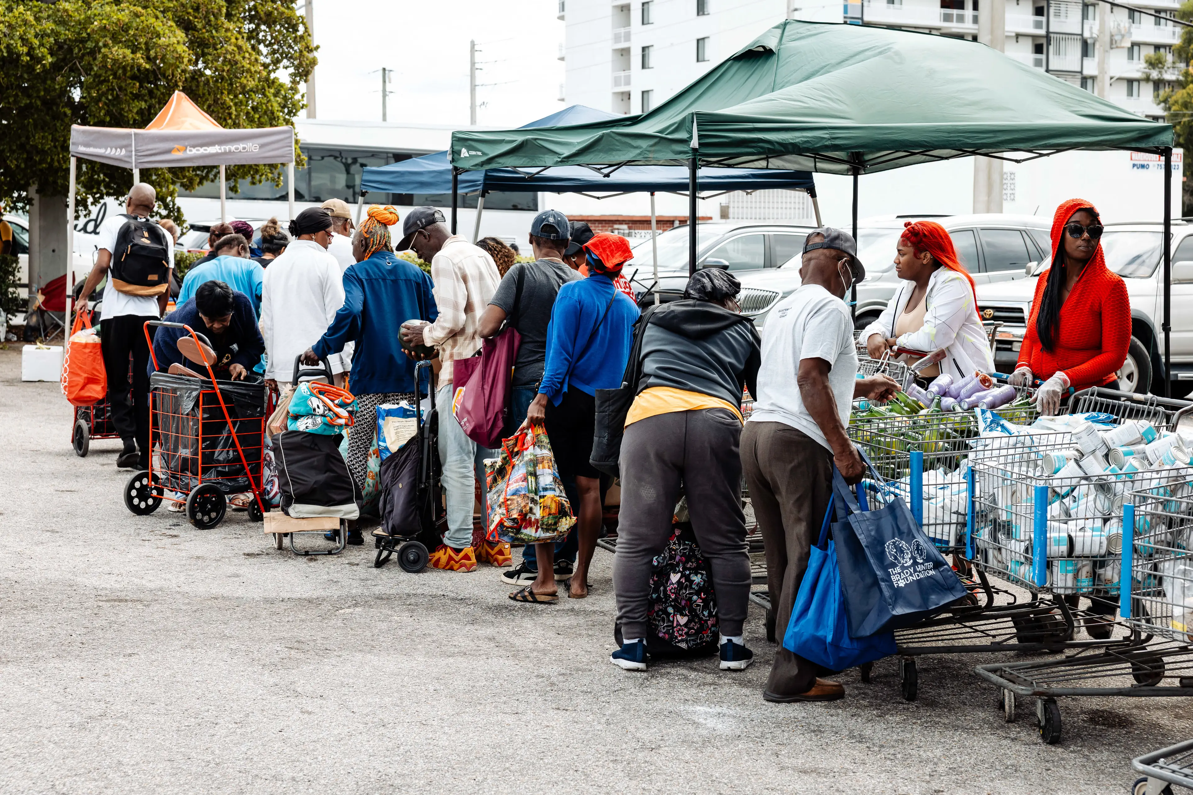Trump's bill affected those receiving SNAP benefits (Eva Marie Uzcategui/Bloomberg via Getty Images)