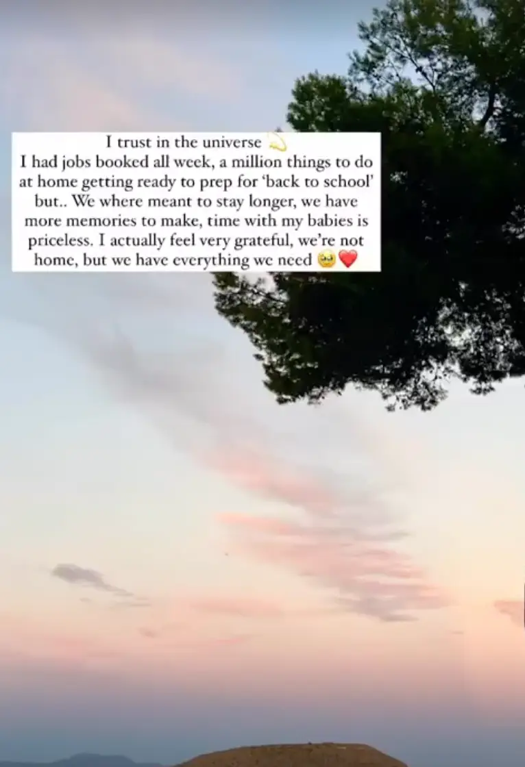 Christine is 'grateful' for how things have worked out.