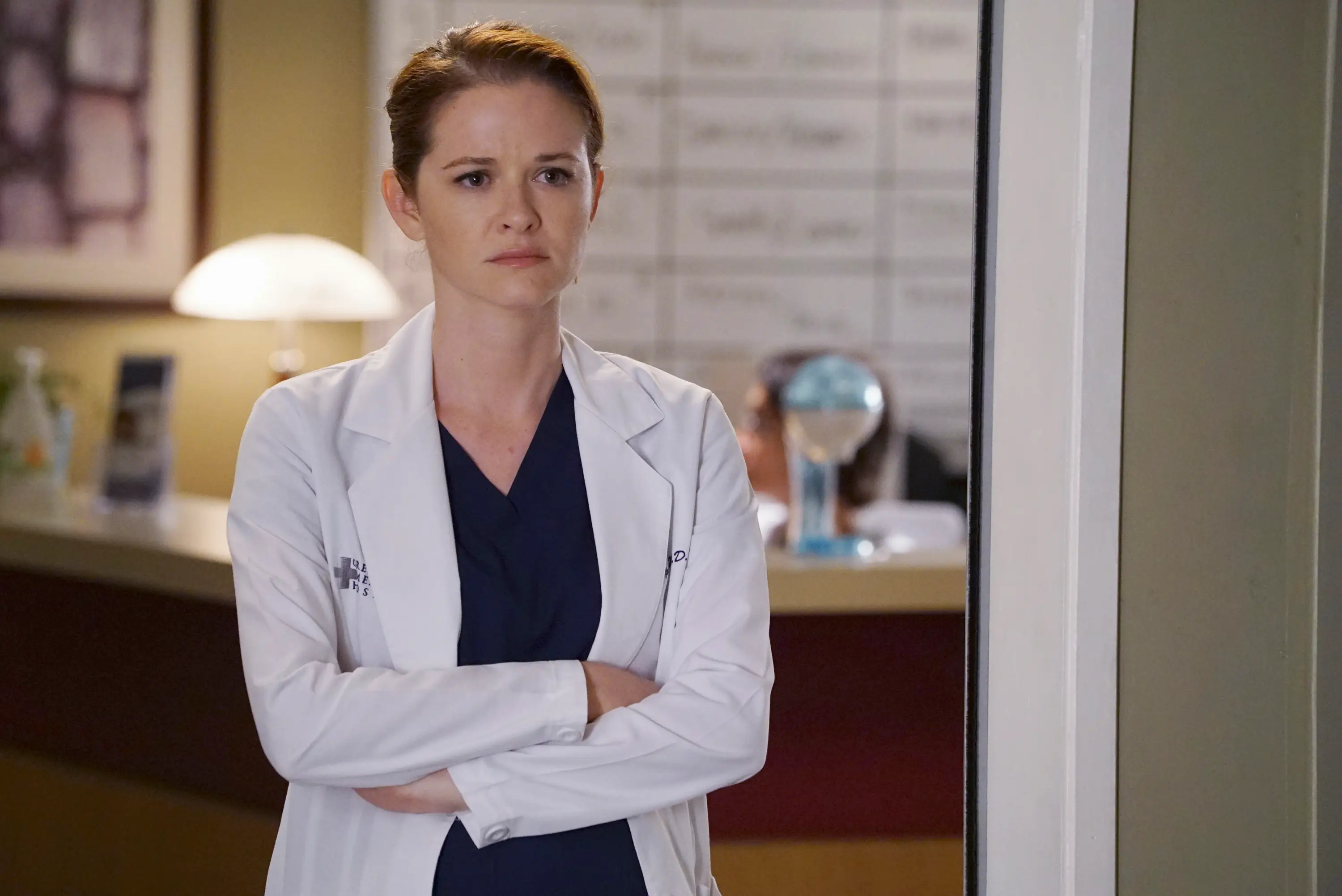 Grey's Anatomy star, Sarah Drew, has opened up about her 'mean' and 'unjust' exit (Eric McCandless/Disney General Entertainment Content via Getty Images)