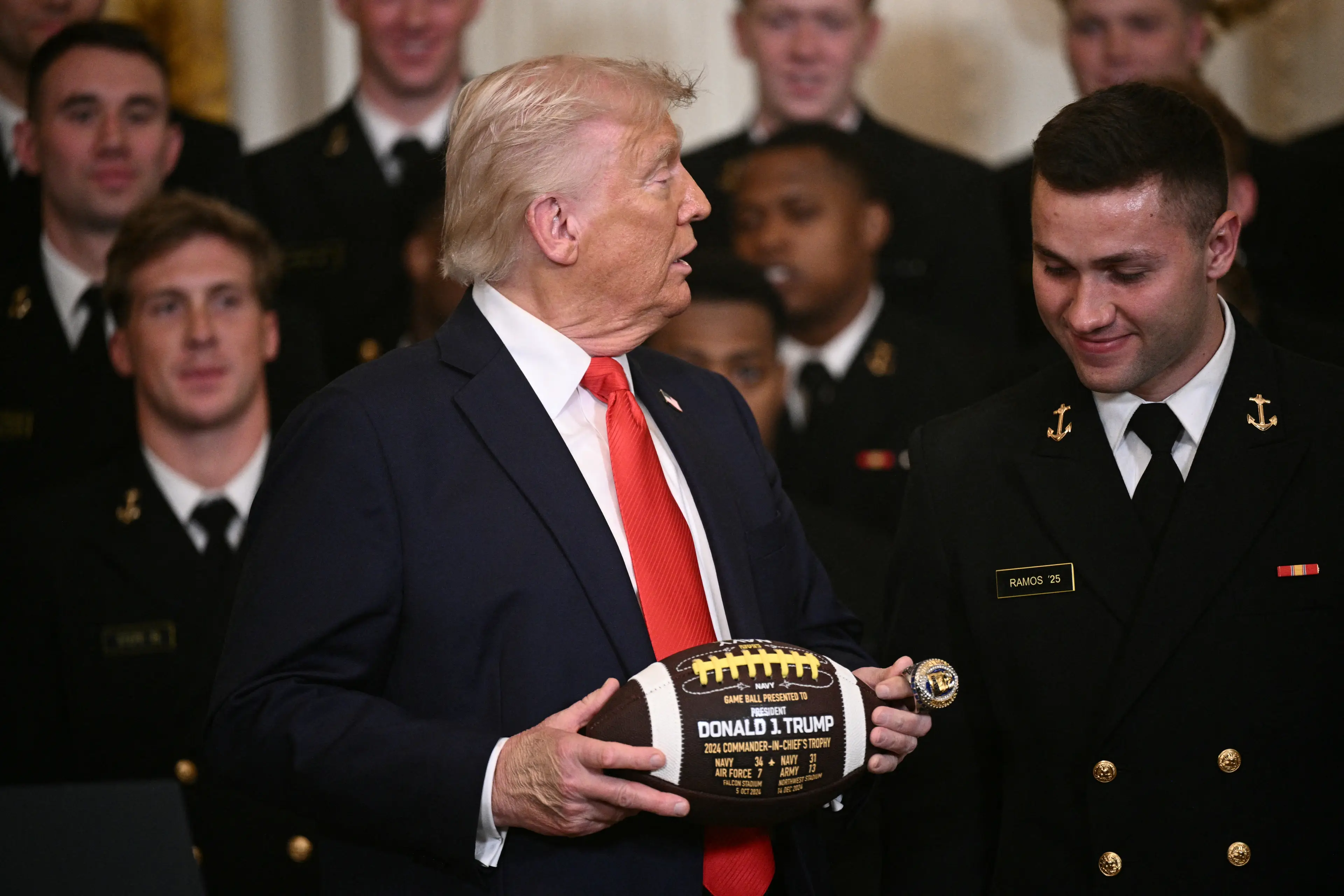 Donald Trump's health is being questioned (BRENDAN SMIALOWSKI/AFP via Getty Images)