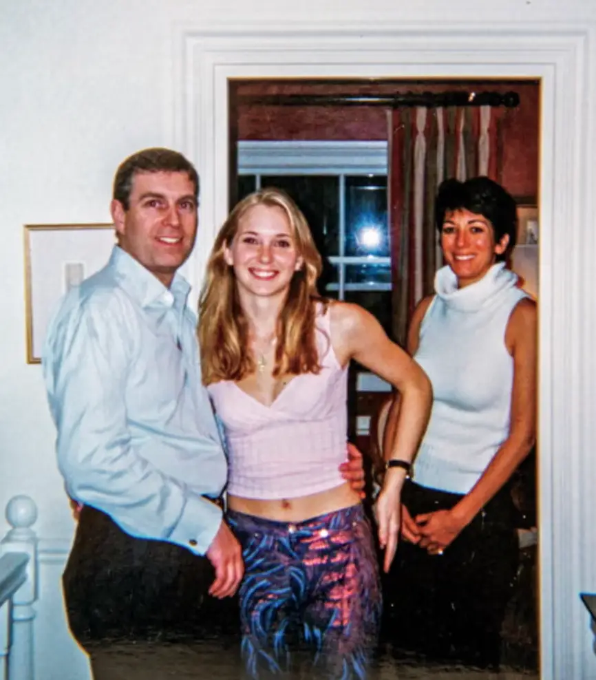 Virginia Giuffre and Prince Andrew in 2001 (Florida Southern District Court)