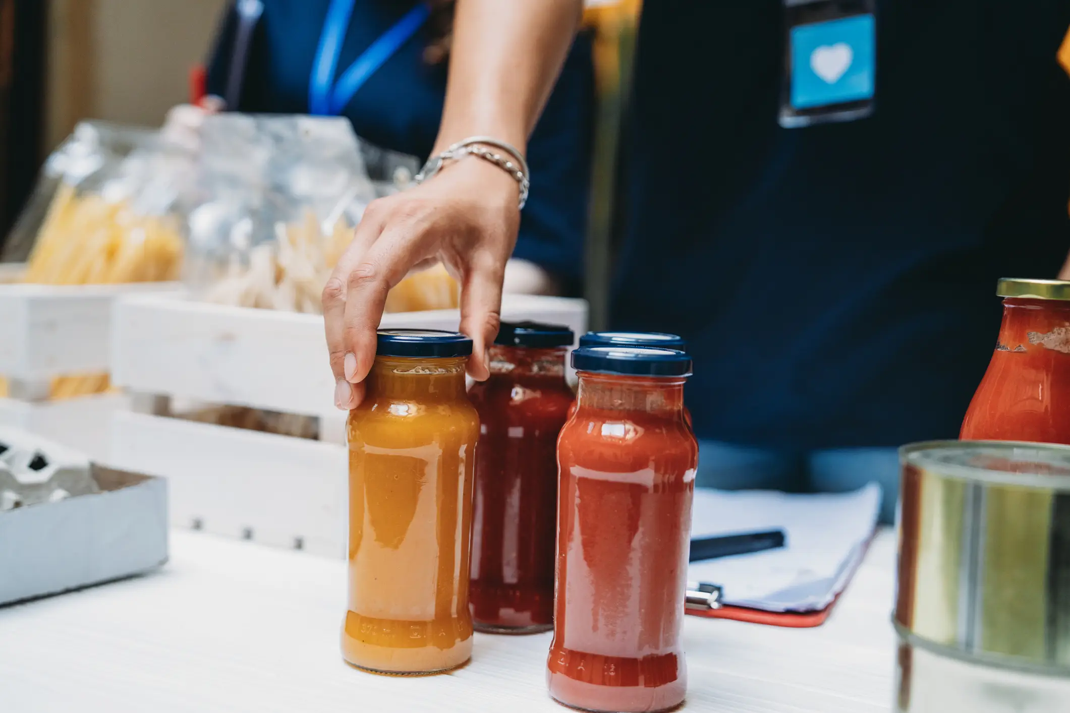 Jarred pasta sauce and salad dressings with vinegar are also on the list (Getty Stock Image)