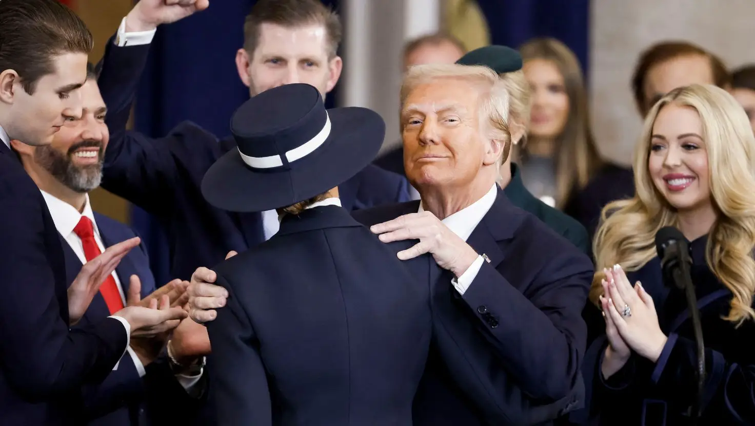 Donald Trump and the rest of his family's net worth has increased since he re-entered the Oval Office (Joe Raedle/Getty Images)