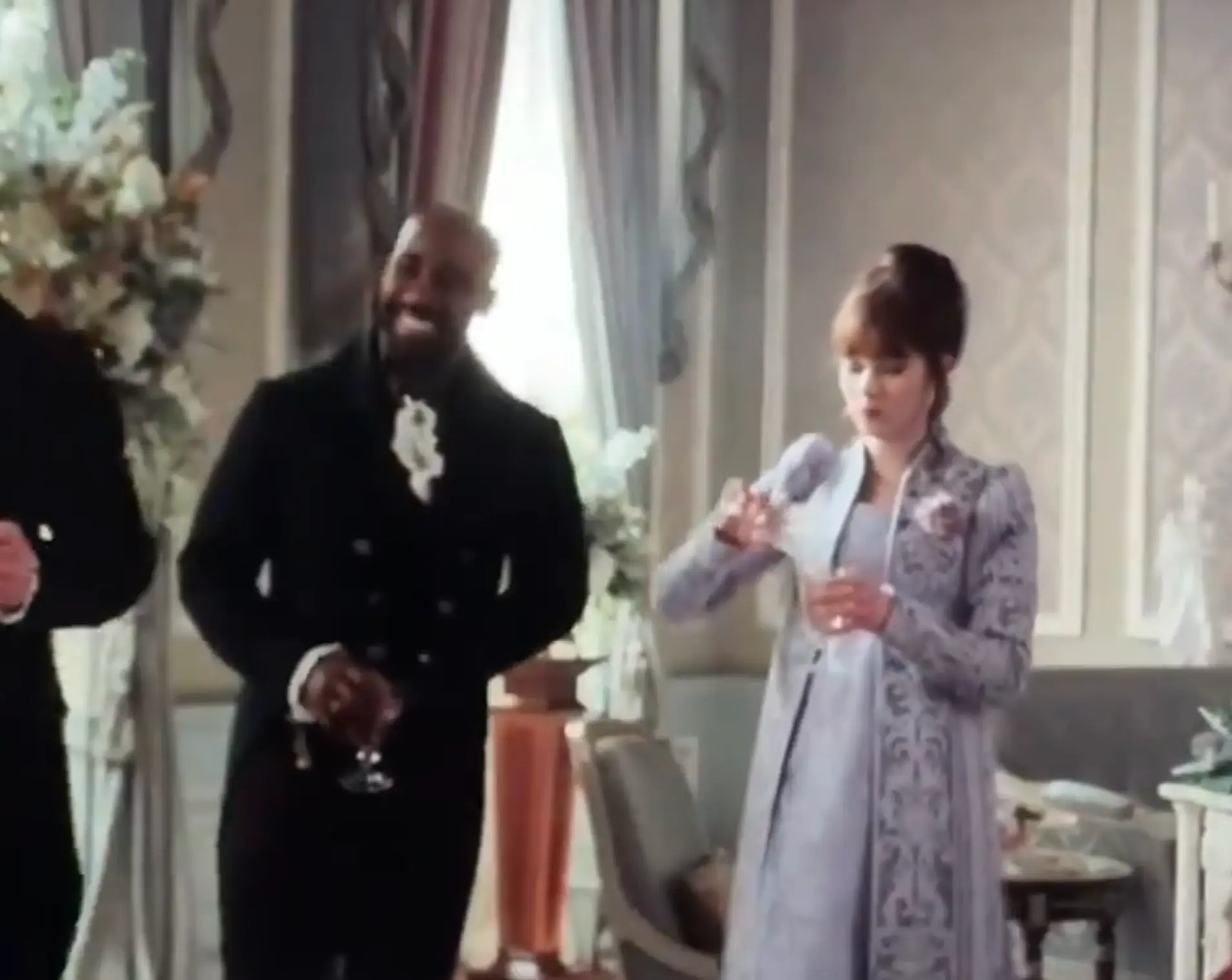 Bridgerton viewers were howling at Eloise's 'improv' scene. (Netflix)