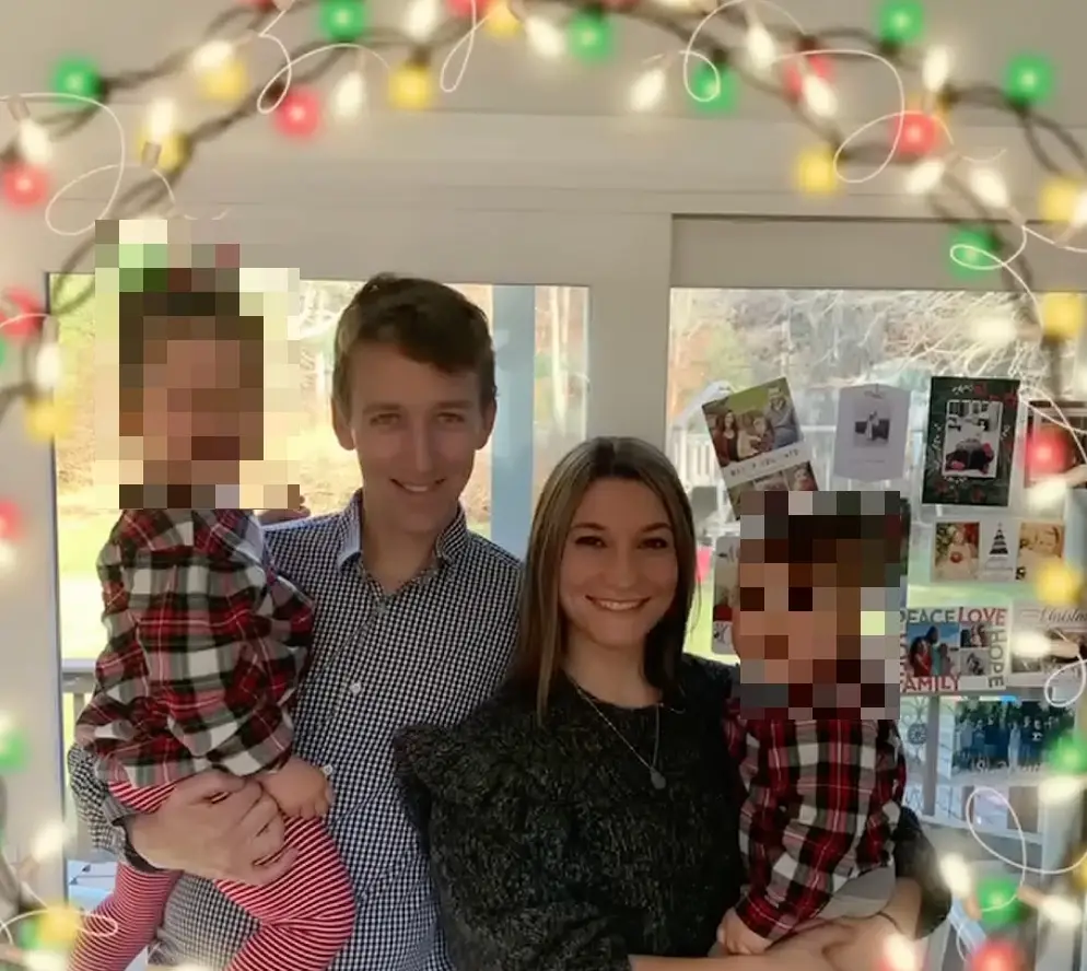 Patrick claims Lindsay spent the morning of the attack building snowmen with the children (Boston 25 News)