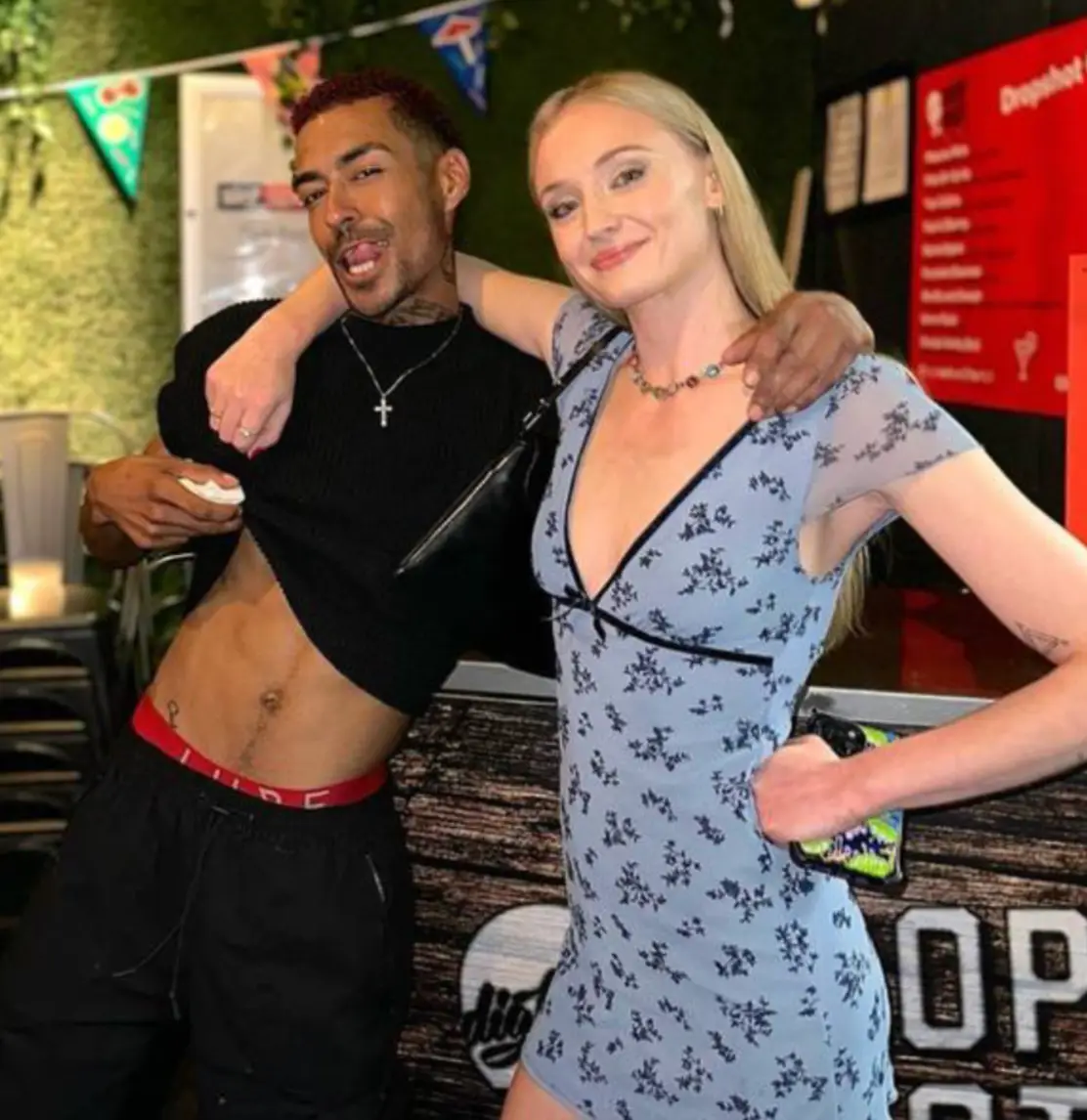 She was out for the wrap party for her upcoming show Joan, according to the bar’s manager.