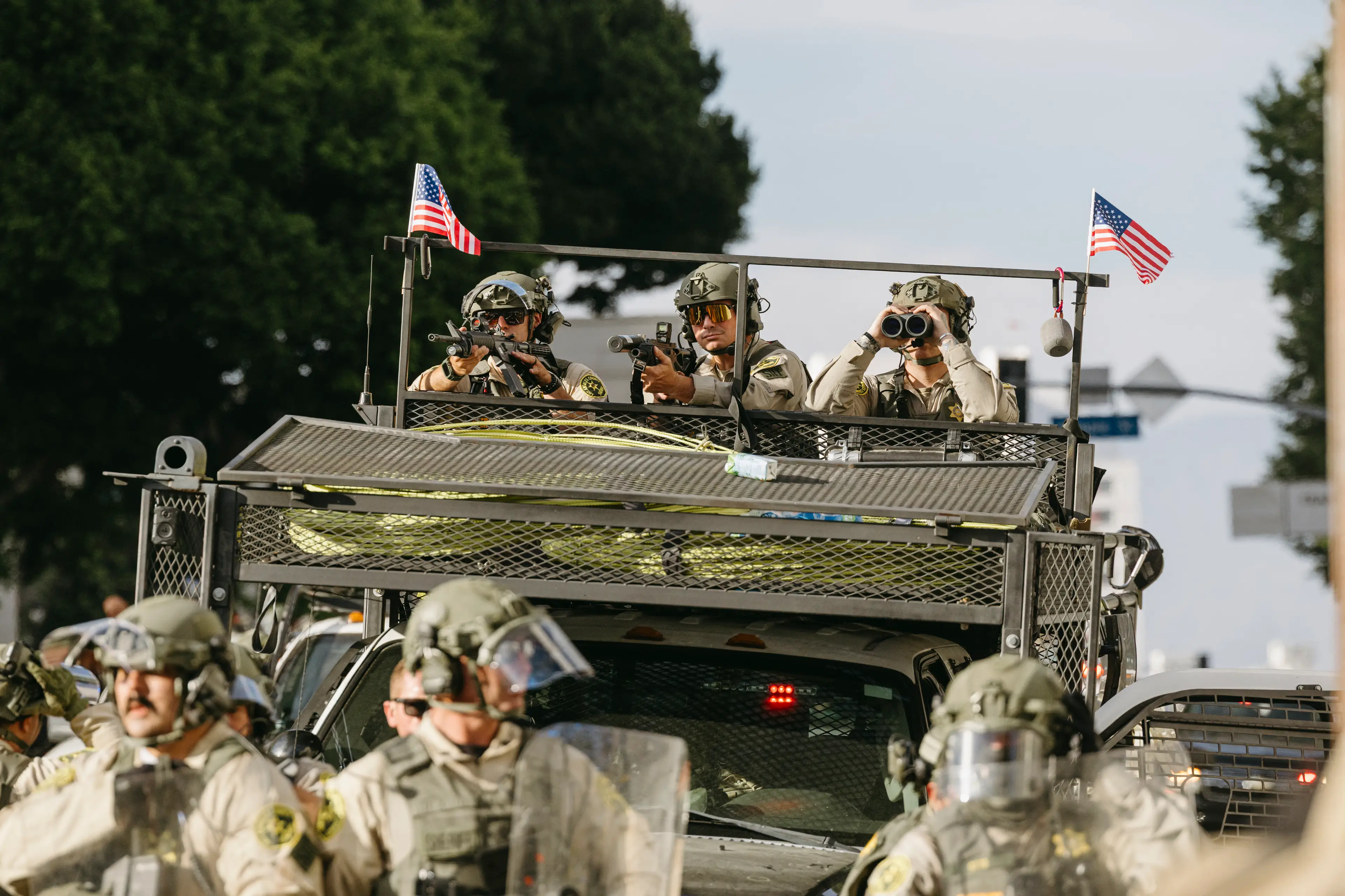 Some blamed Trump, given his views on deportation (DAVID PASHAEE/Middle East Images/AFP via Getty Images)