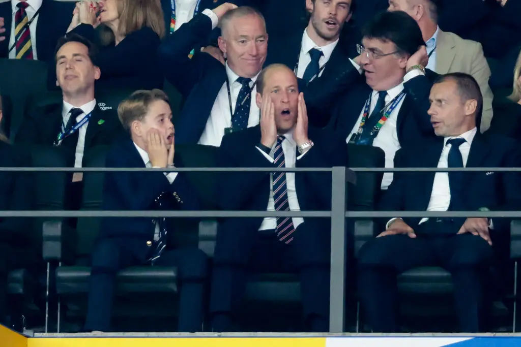 Prince William and his son, Prince George, were in attendance for the 2024 Euros final last year in Berlin (Jean Catuffe/Getty Images)