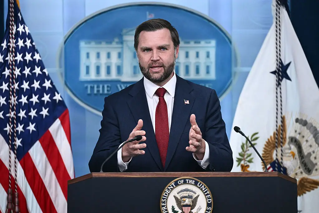 JD Vance has previously discussed his thoughts on childcare (SMIALOWSKI / AFP via Getty Images)