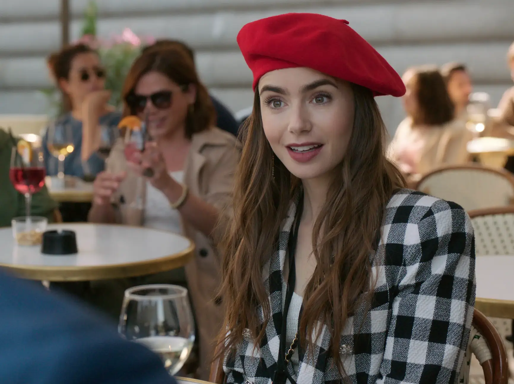Lily Collins stars as the titular character in Emily in Paris (Netflix)