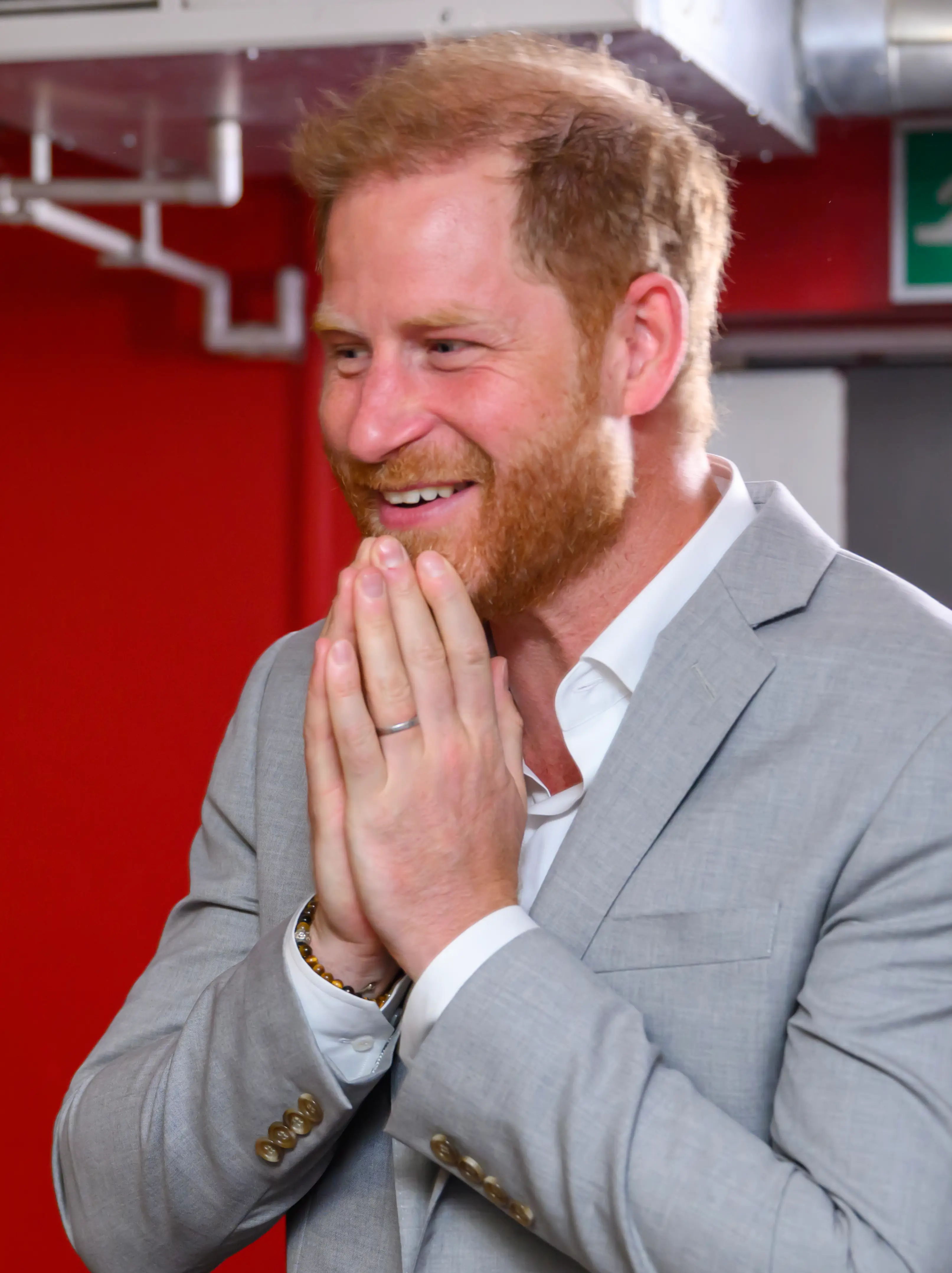 Prince Harry has donated a very generous $1.5 million (£1.1 million) to Children in Need during his UK visit (PA)