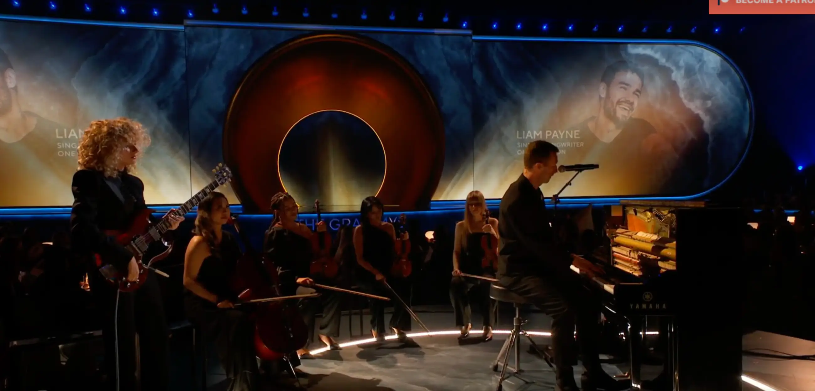 The segment began with a tribute to Payne (The Grammys/CBS)