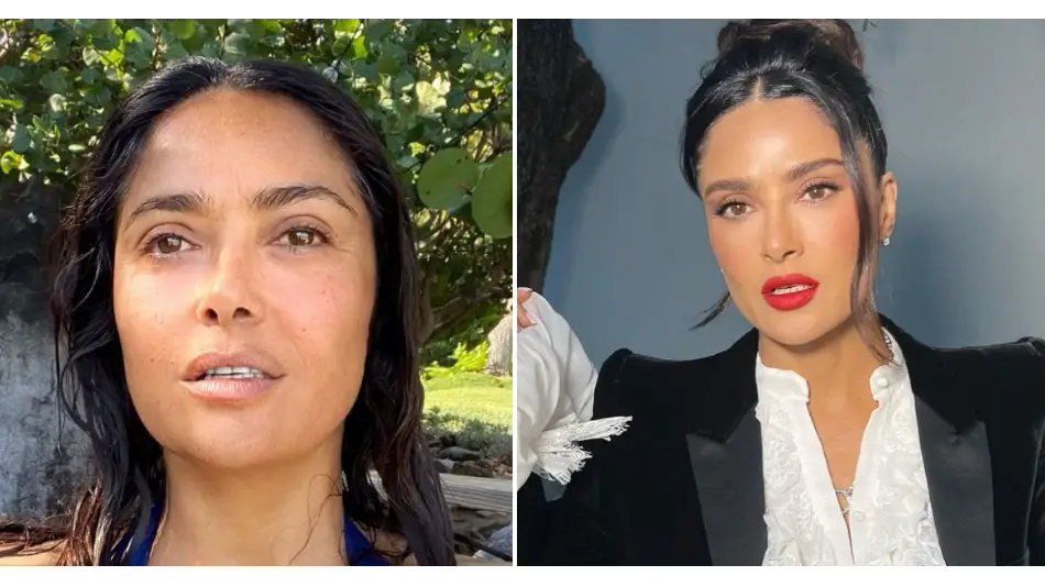 Salma Hayek, 56, says cow bones are secret to keeping herself looking young