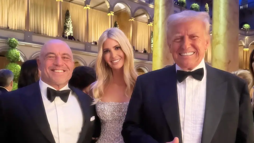 Ivanka Trump shares new pic with Donald Trump and Joe Rogan and people are very confused
