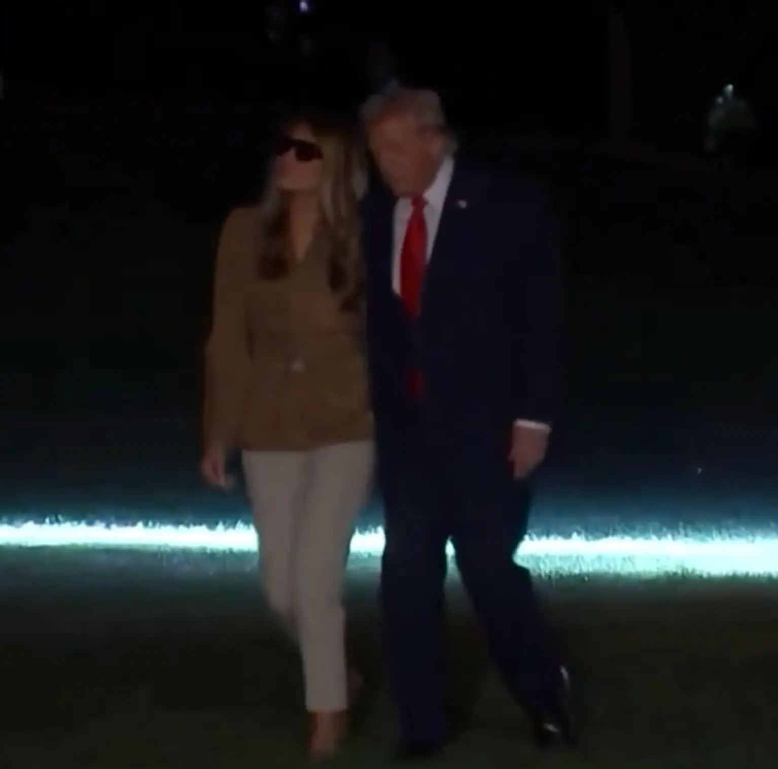 Footage of Donald and Melania Trump has gone viral (C-Span)
