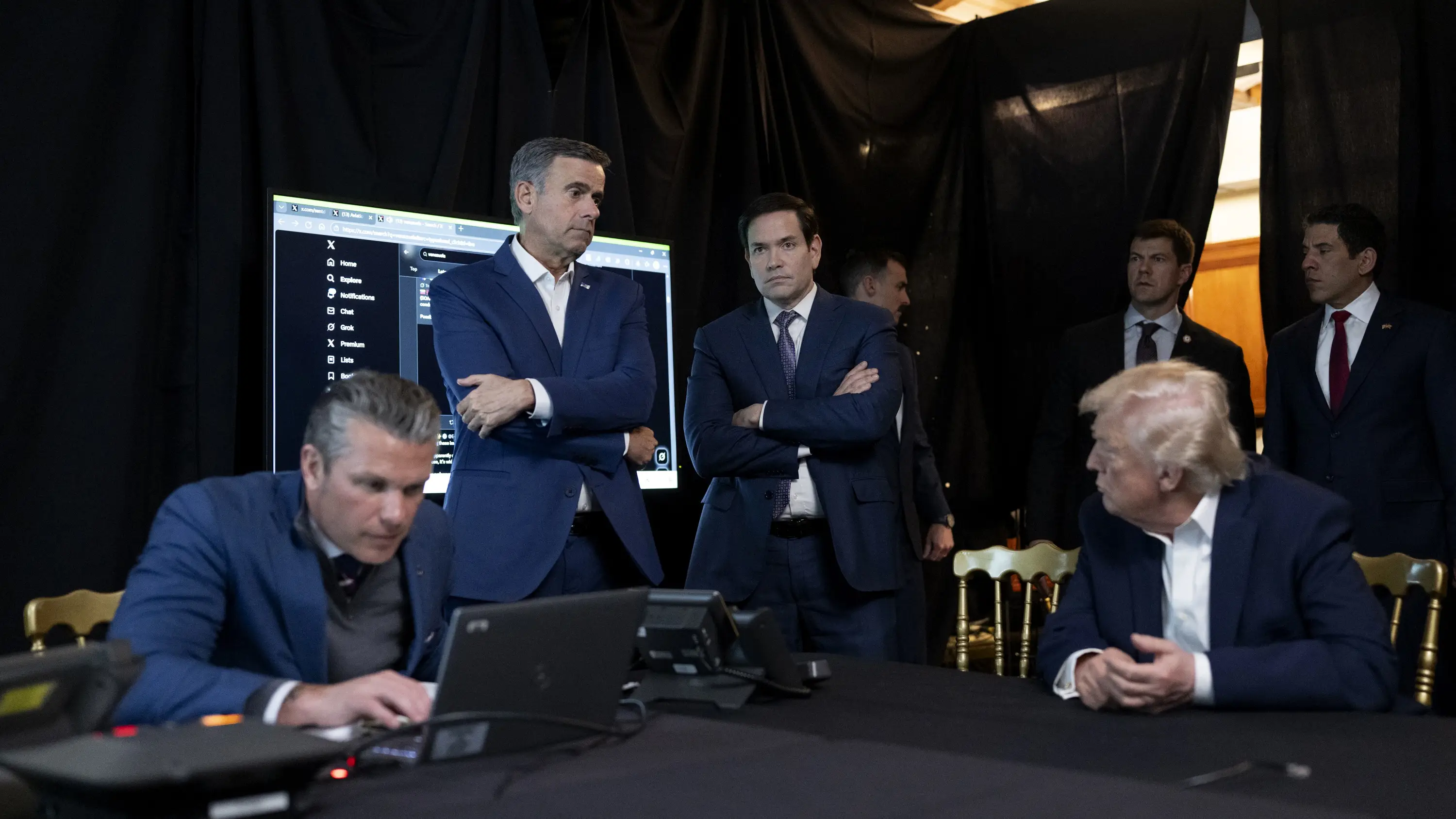 Donald Trump and his administration mocked over ‘embarrassing’ detail in Venezuela situation room