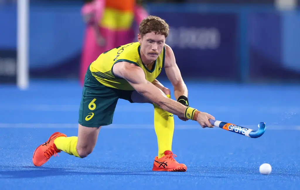 Hockey star, Matt Dawson, 30, amputated part of his finger in order to compete in the Olympics. (Alexander Hassenstein / Staff / Getty Images)