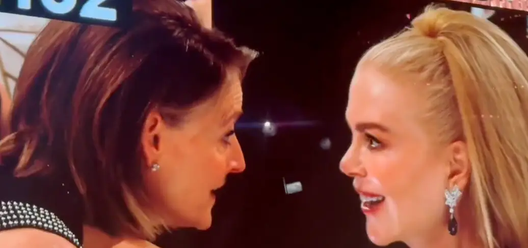 One fan thinks they worked out what was being said. (CBS)