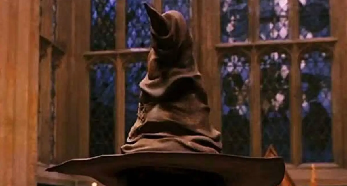 Leslie Phillips voiced the sorting hat the franchise (Warner Bros.)