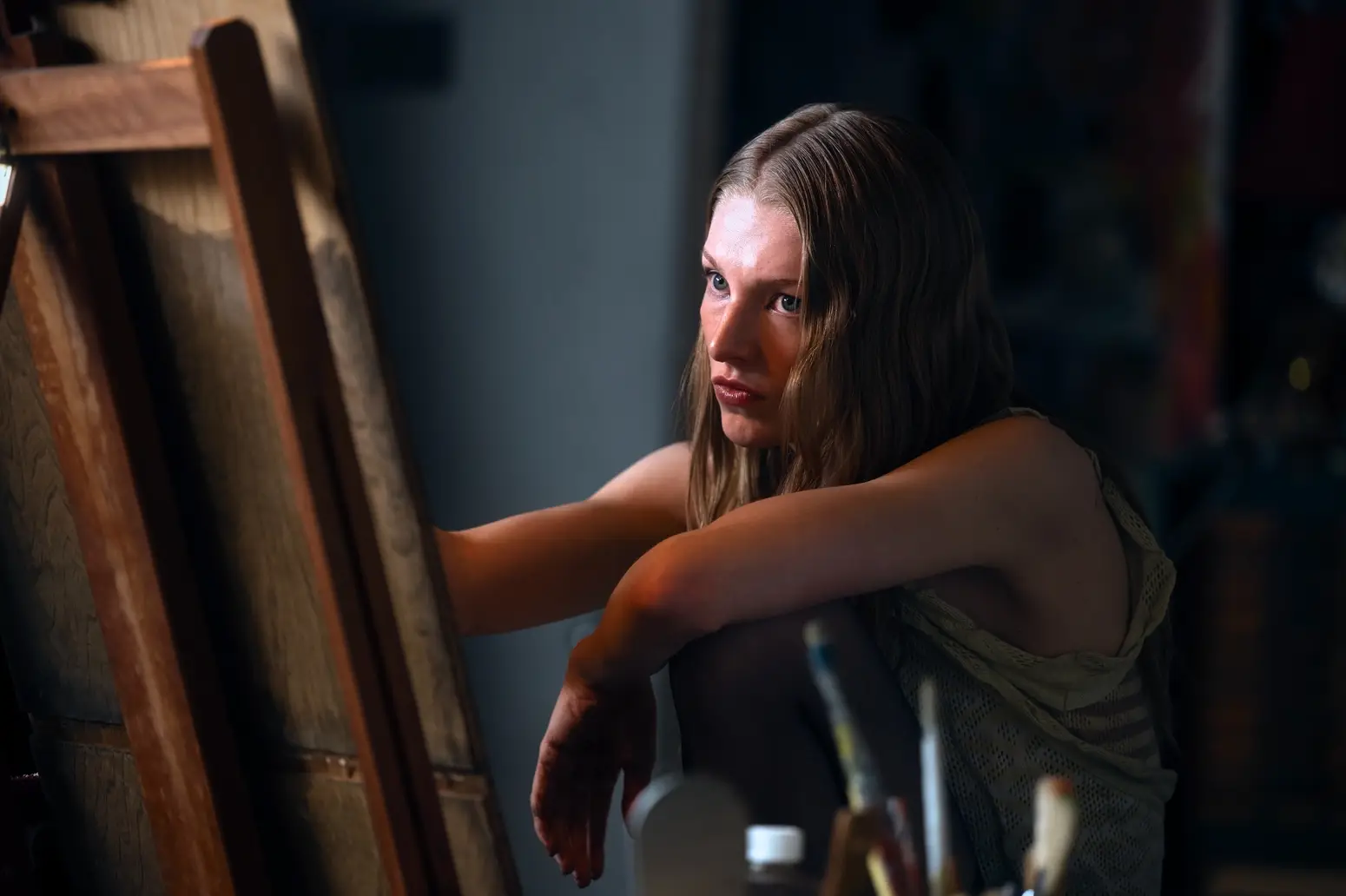 Hunter Schafer's Jules goes topless in Euphoria's latest episode as her sugar daddy is revealed (Patrick Wymore/HBO)