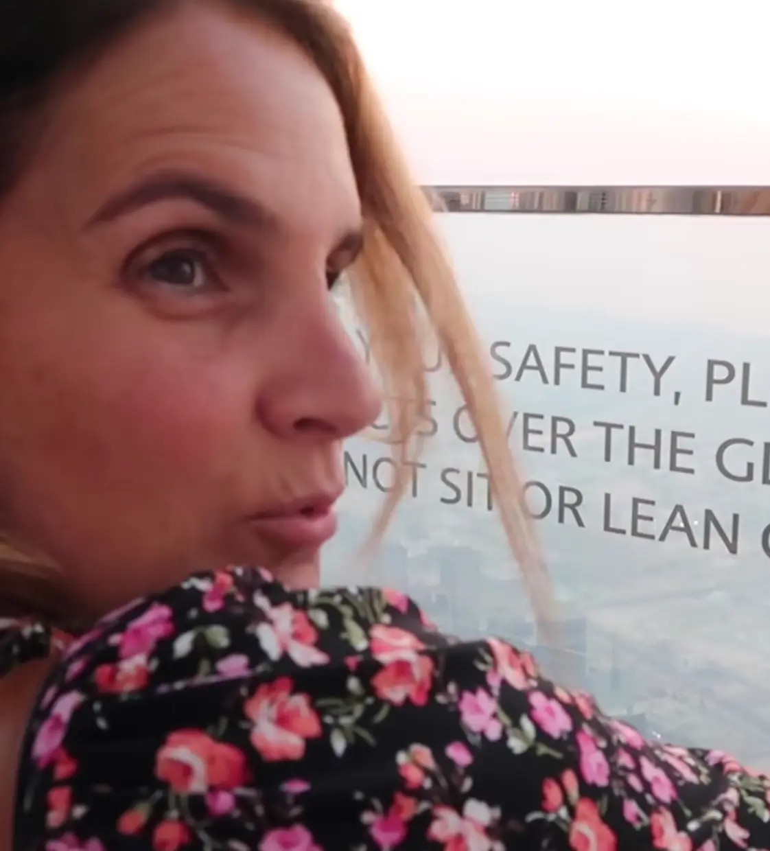 They also went up the Burj Khalifa.