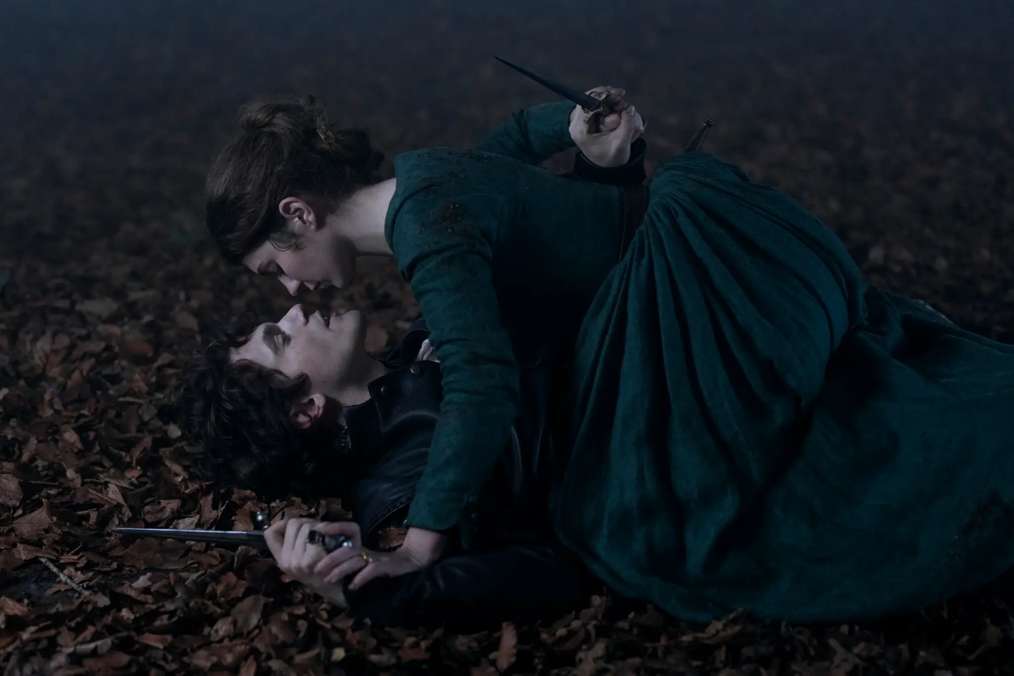 Emily Bader and Edward Bluemel in My Lady Jane (Amazon MGM Studios)