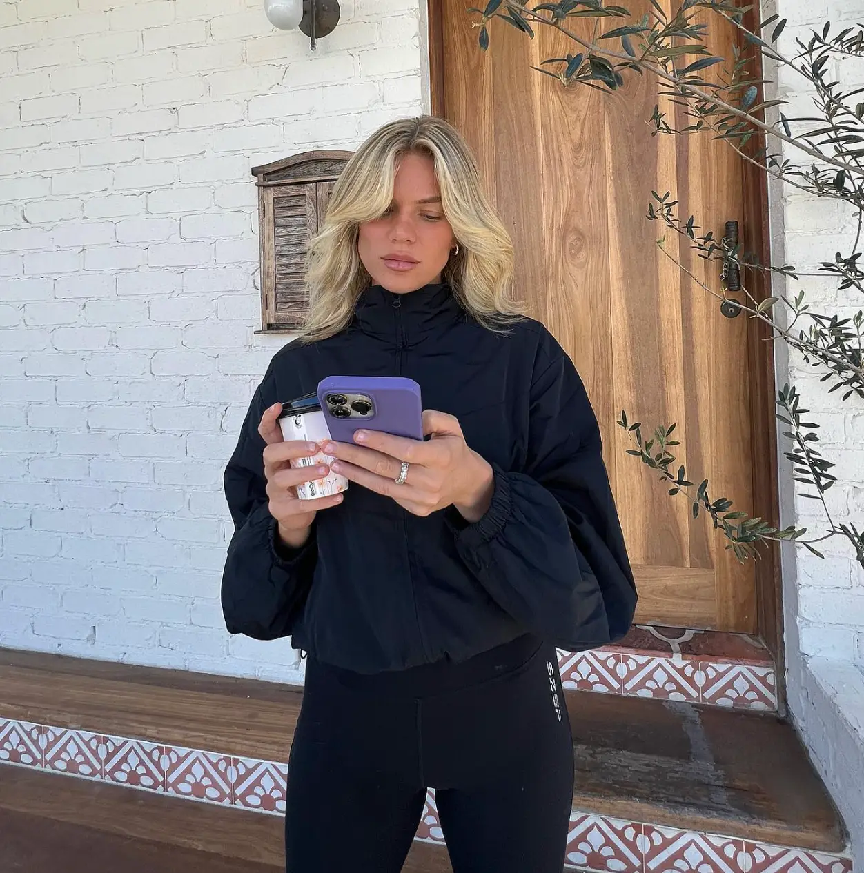 Chloe instead sleeps in the same bed as her two sons.