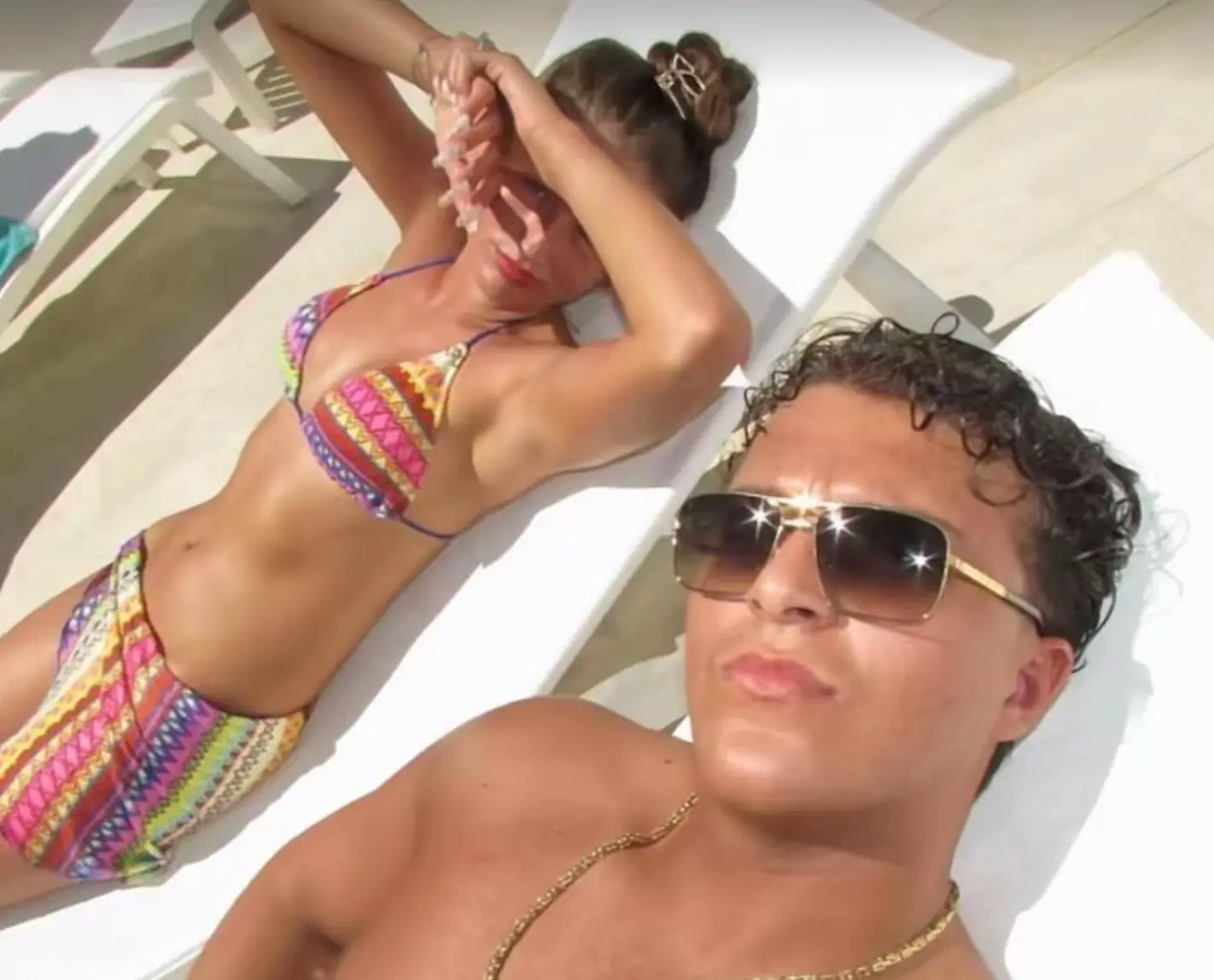 Venezuela Fury, 16, is currently on her honeymoon with her new husband, Noah Price, 19, in Marbella (TikTok/@venezuelaffury)