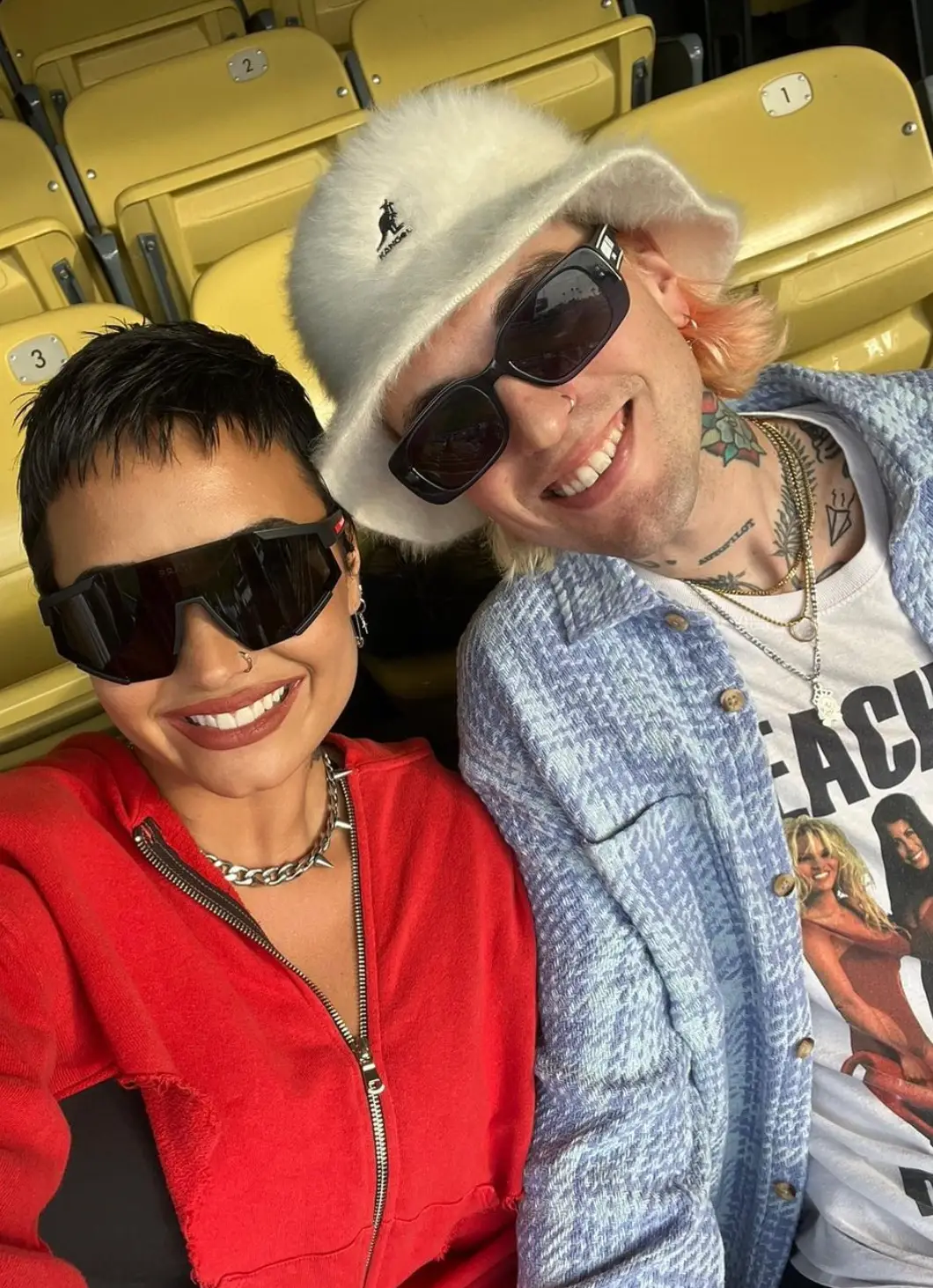 The couple reportedly got engaged in Los Angeles, and headed to a restaurant to celebrate.