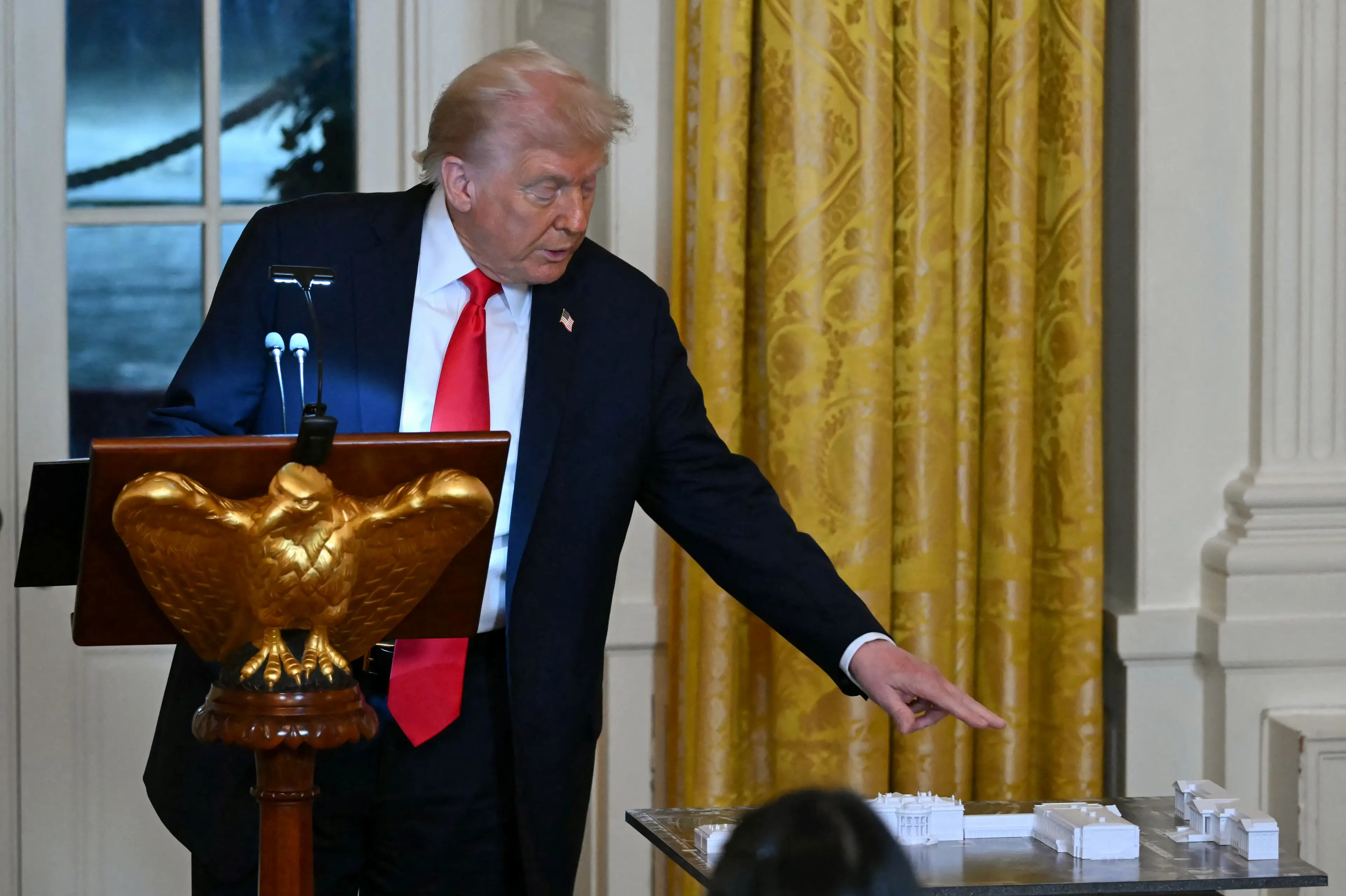 Over $300 million has been spent on White House 'renovations' (ANDREW CABALLERO-REYNOLDS/AFP via Getty Images)