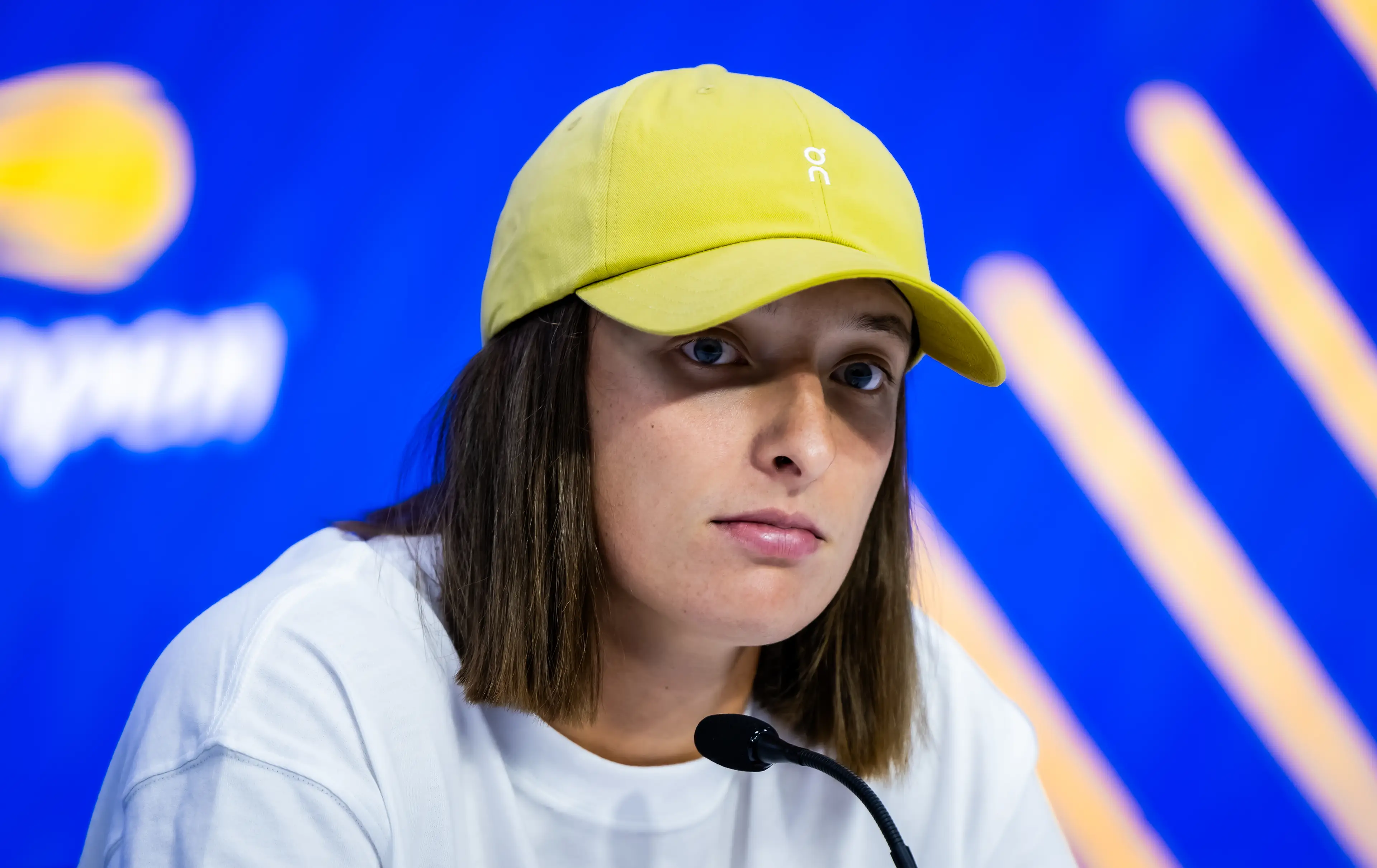Polish tennis star, Iga Swiatek, has been defended online after being asked a 'stupid' question about her hair (Robert Prange/Getty Images)