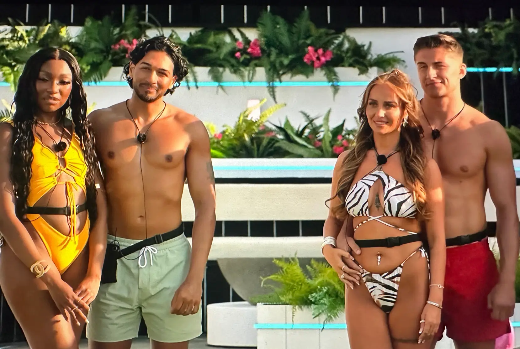 The Islanders paired themselves up. (ITV)