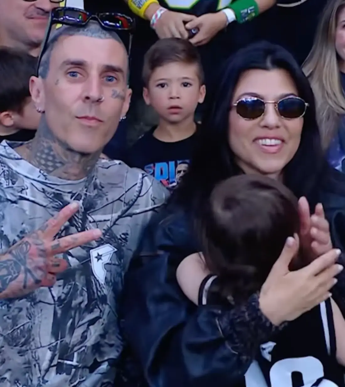 While some people criticised the move, others rushed to defend Kourtney (Netflix)