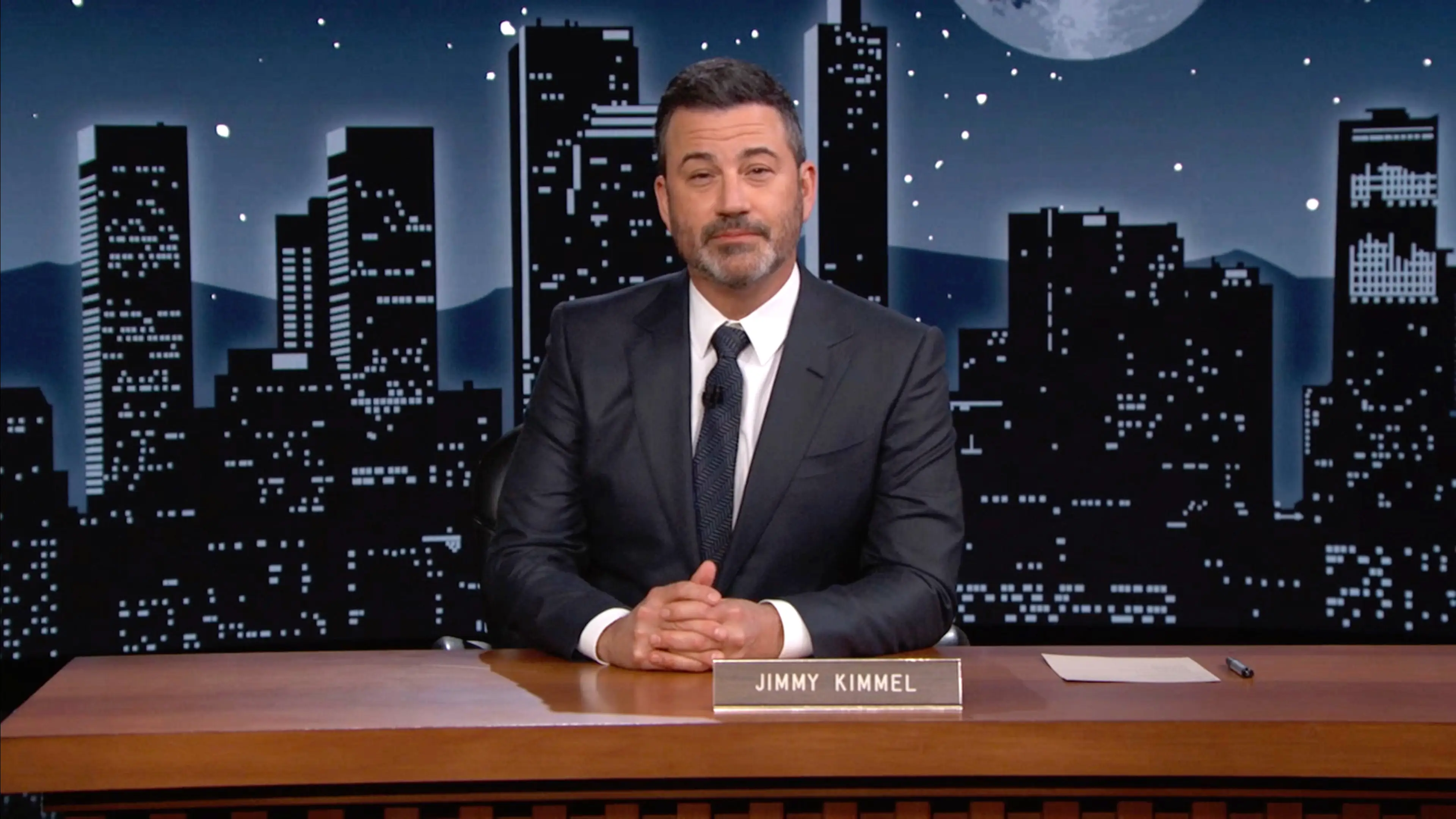 Jimmy Kimmel sends birthday message to Trump but not without making brutal swipe