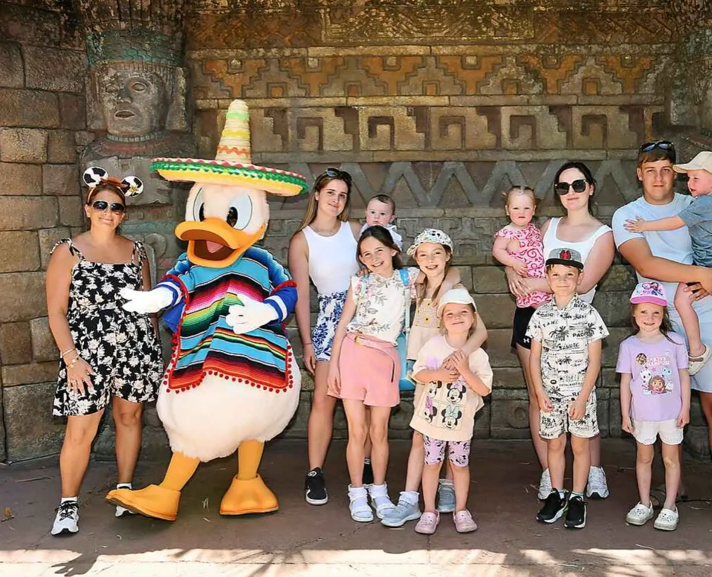 The Radfords have been fined after taking their kids to Disney World (Instagram/@radfordfamily)