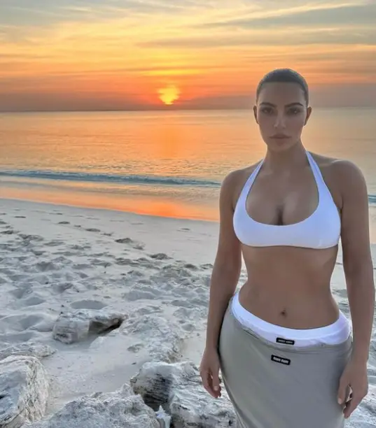 Kim Kardashian wasn't playing in the comments. Instagram/ @kimkardashain