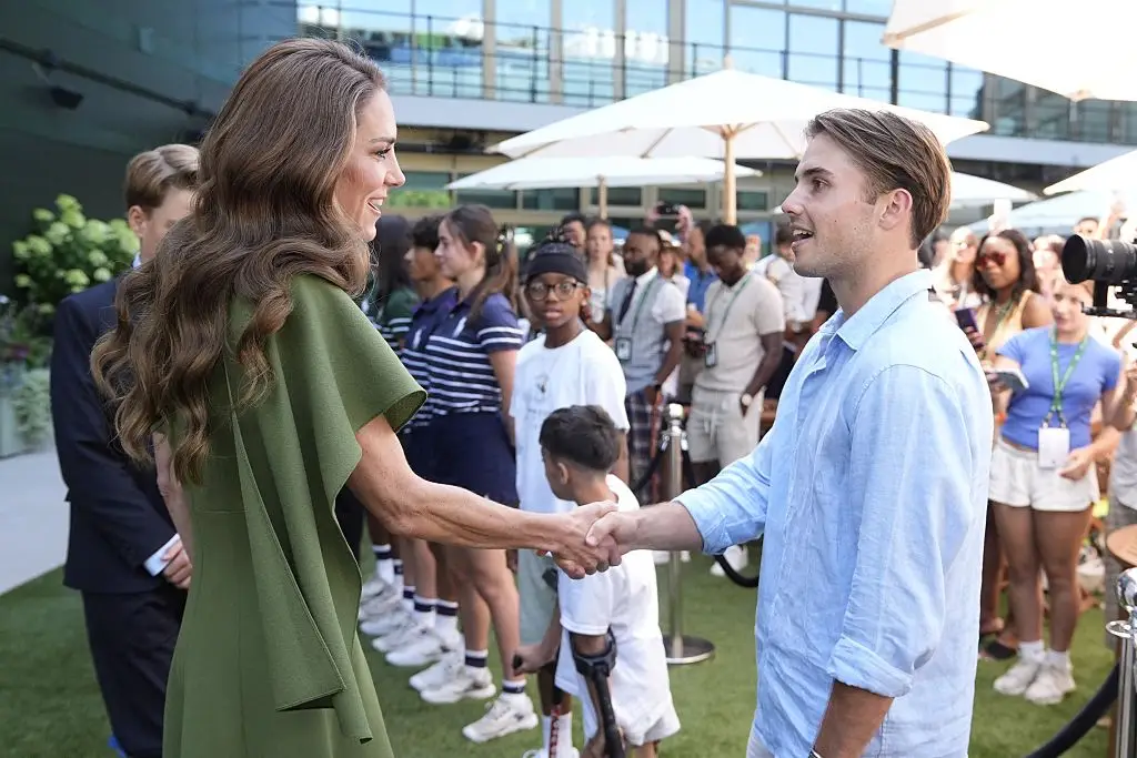 The Princess of Wales met Arthur Fery (Andrew Matthews / POOL / AFP via Getty Images)