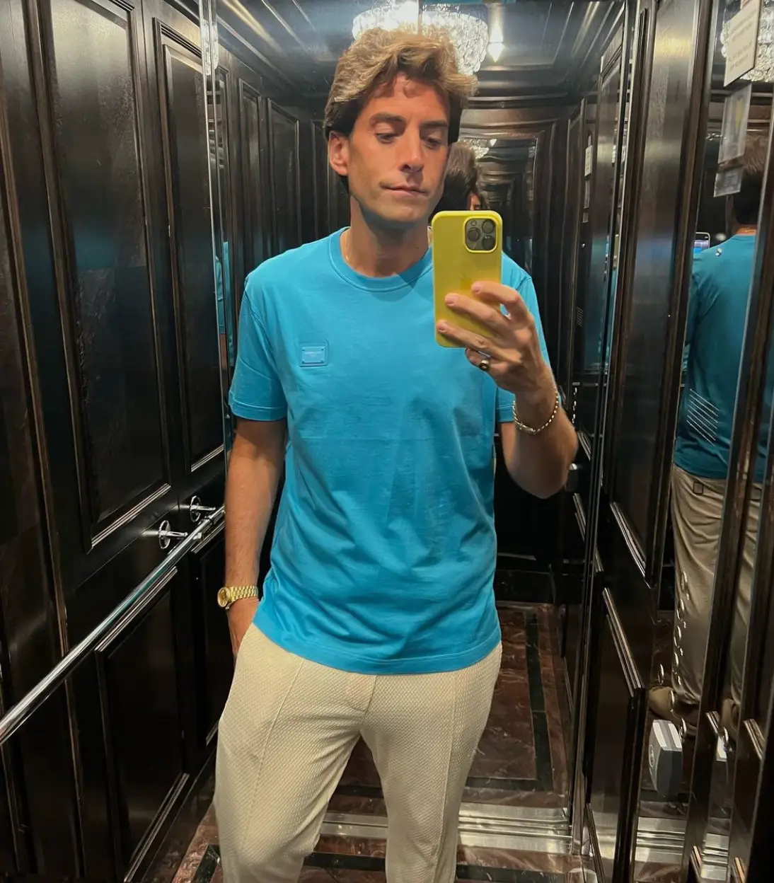 James Argent met his girlfriend Stella at a wedding last year.